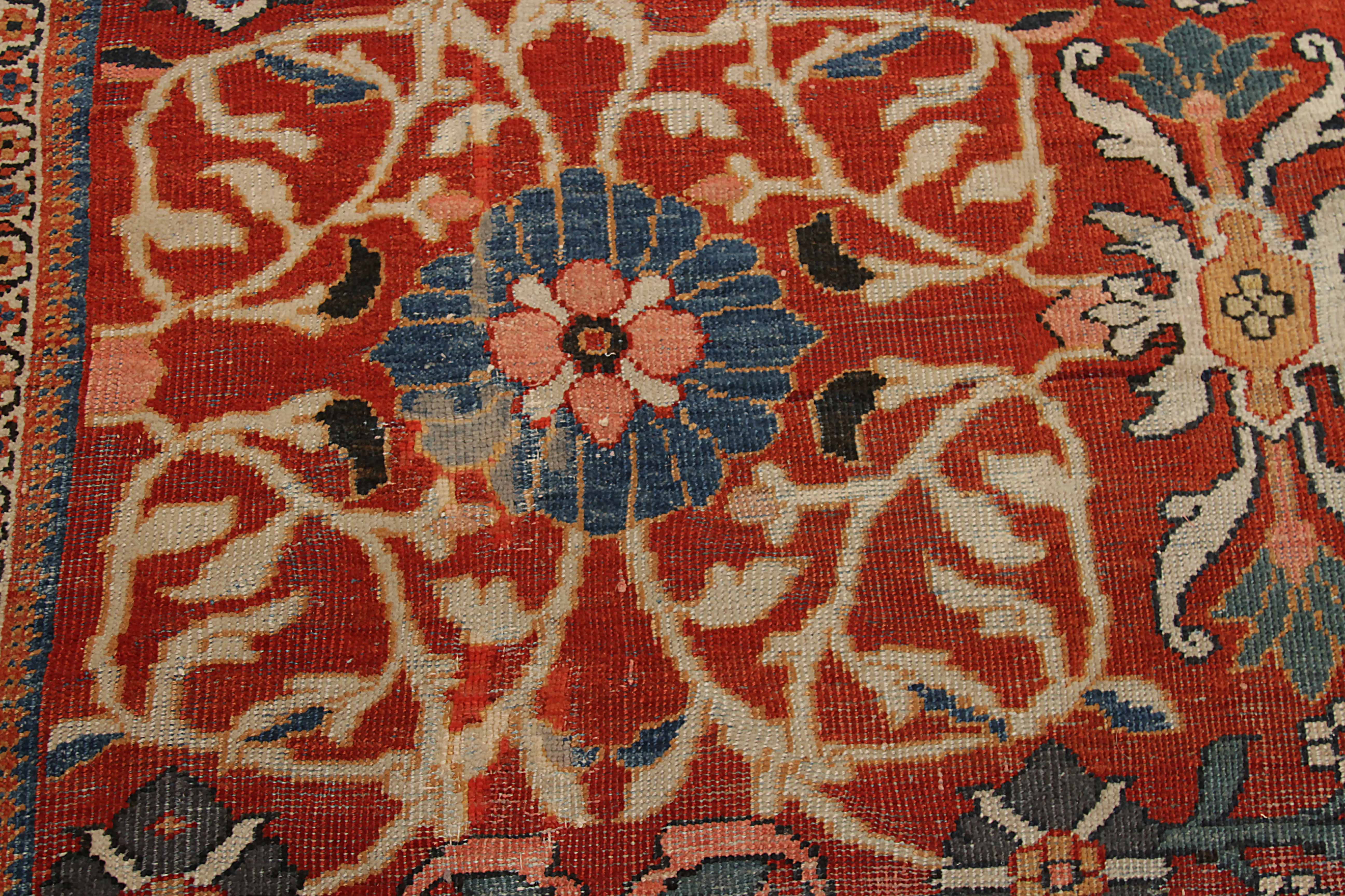 Thumbnail 3 for Antique Persian Sultanabad Traditional Rug 91956
