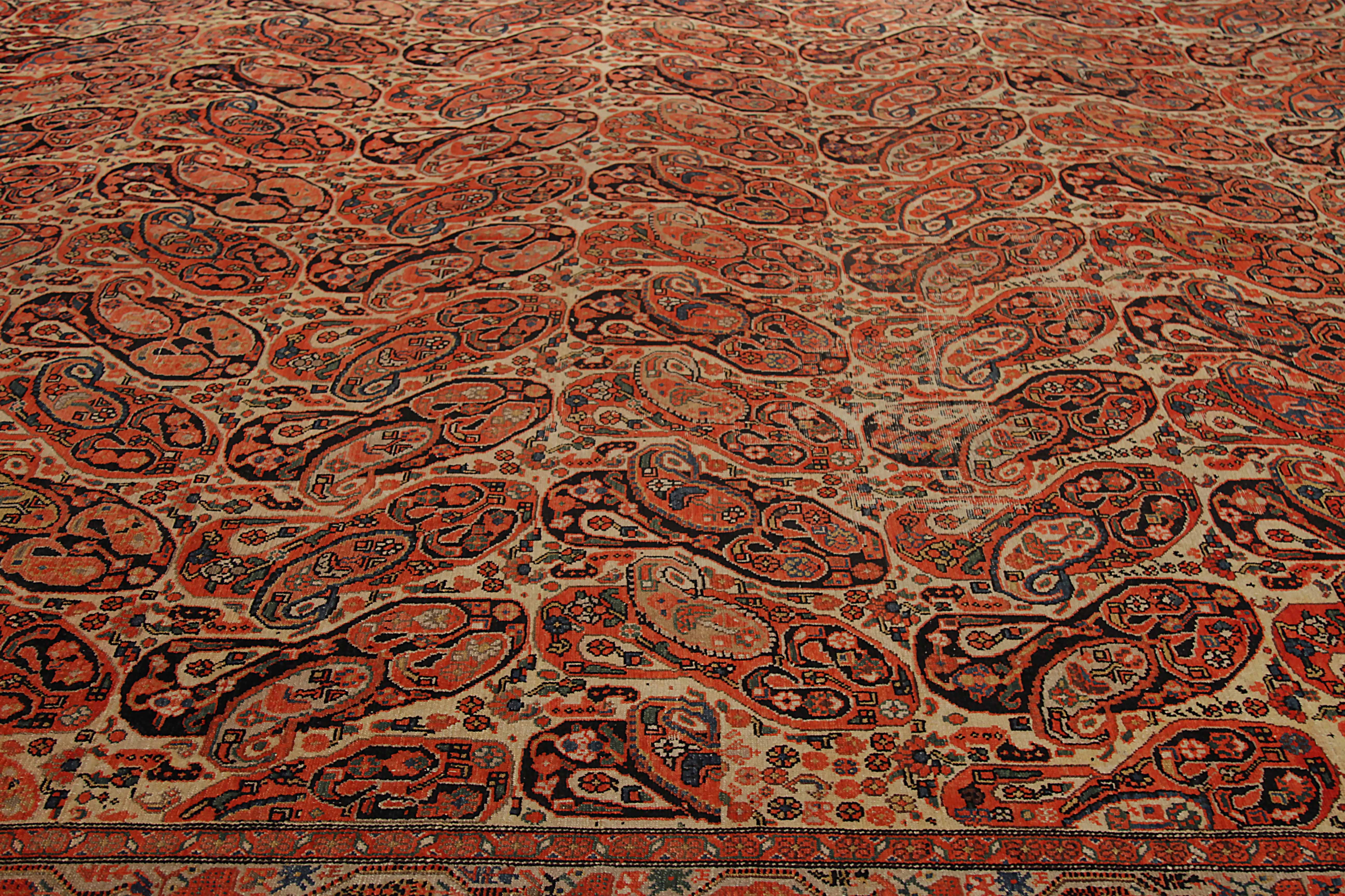 Thumbnail 2 for Antique Persian Malayer Traditional Rug 91963