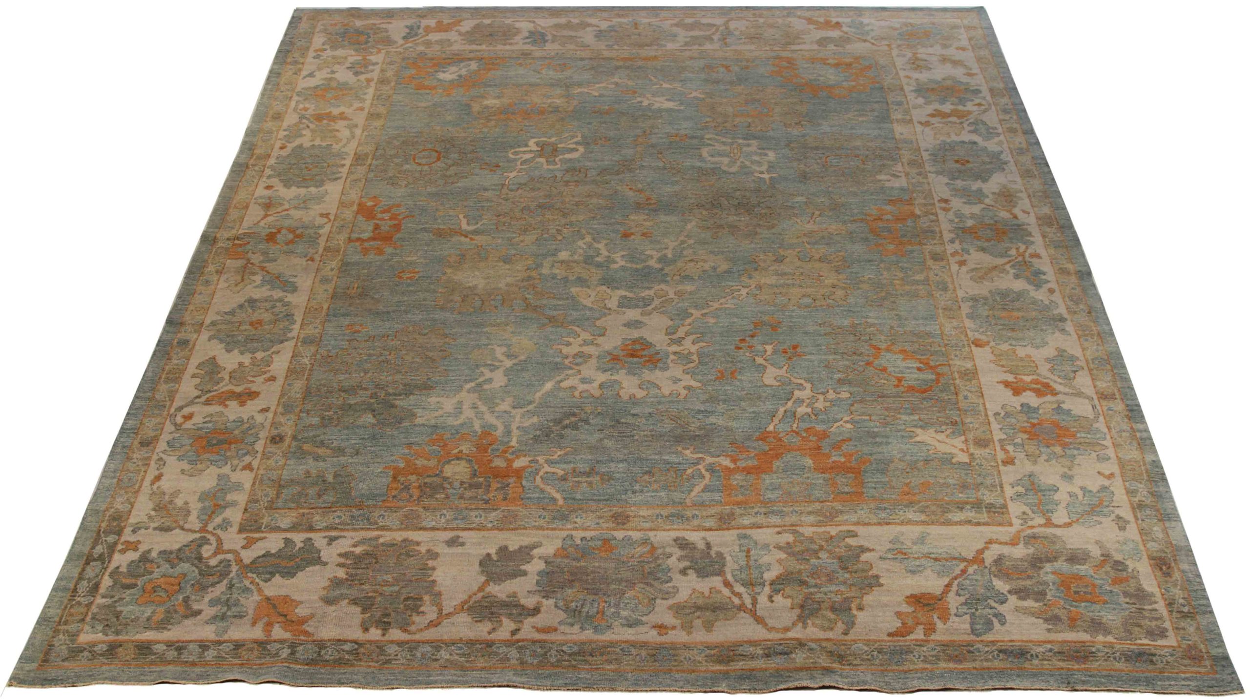 Thumbnail 5 for Persian Oushak Transitional Rug 70280
