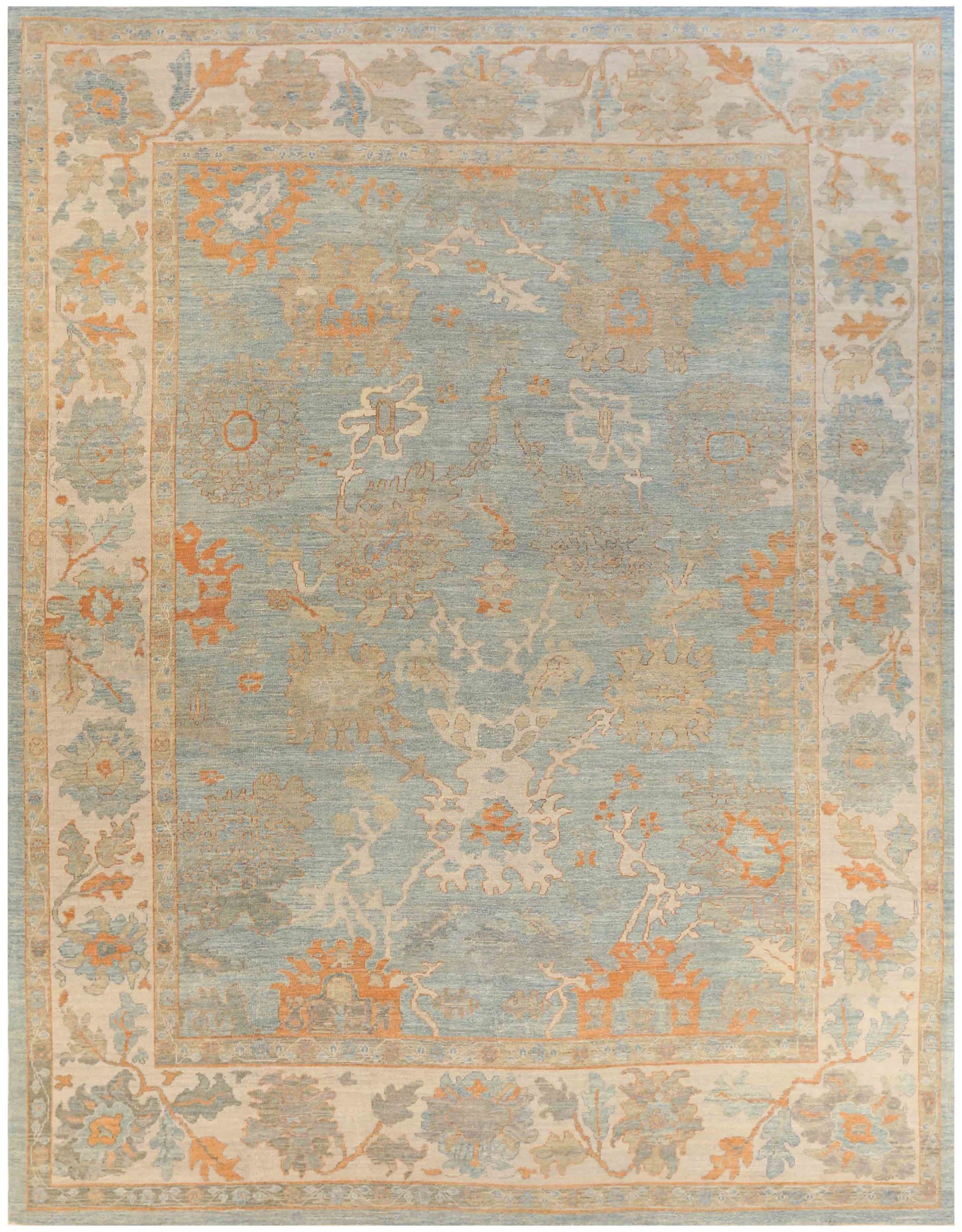 Thumbnail 4 for Persian Oushak Transitional Rug 70280