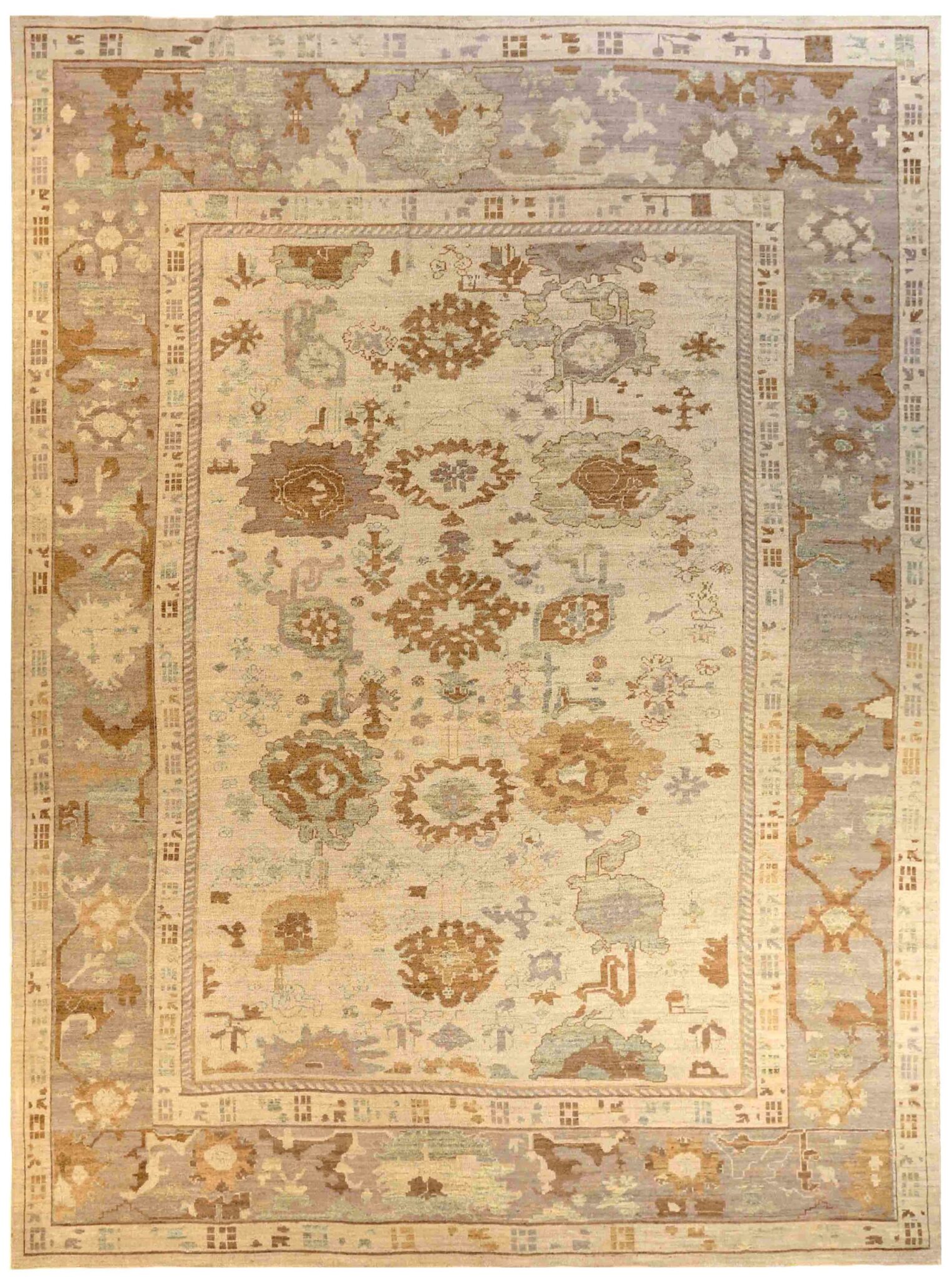 Thumbnail 4 for Persian Oushak Transitional Rug 70281