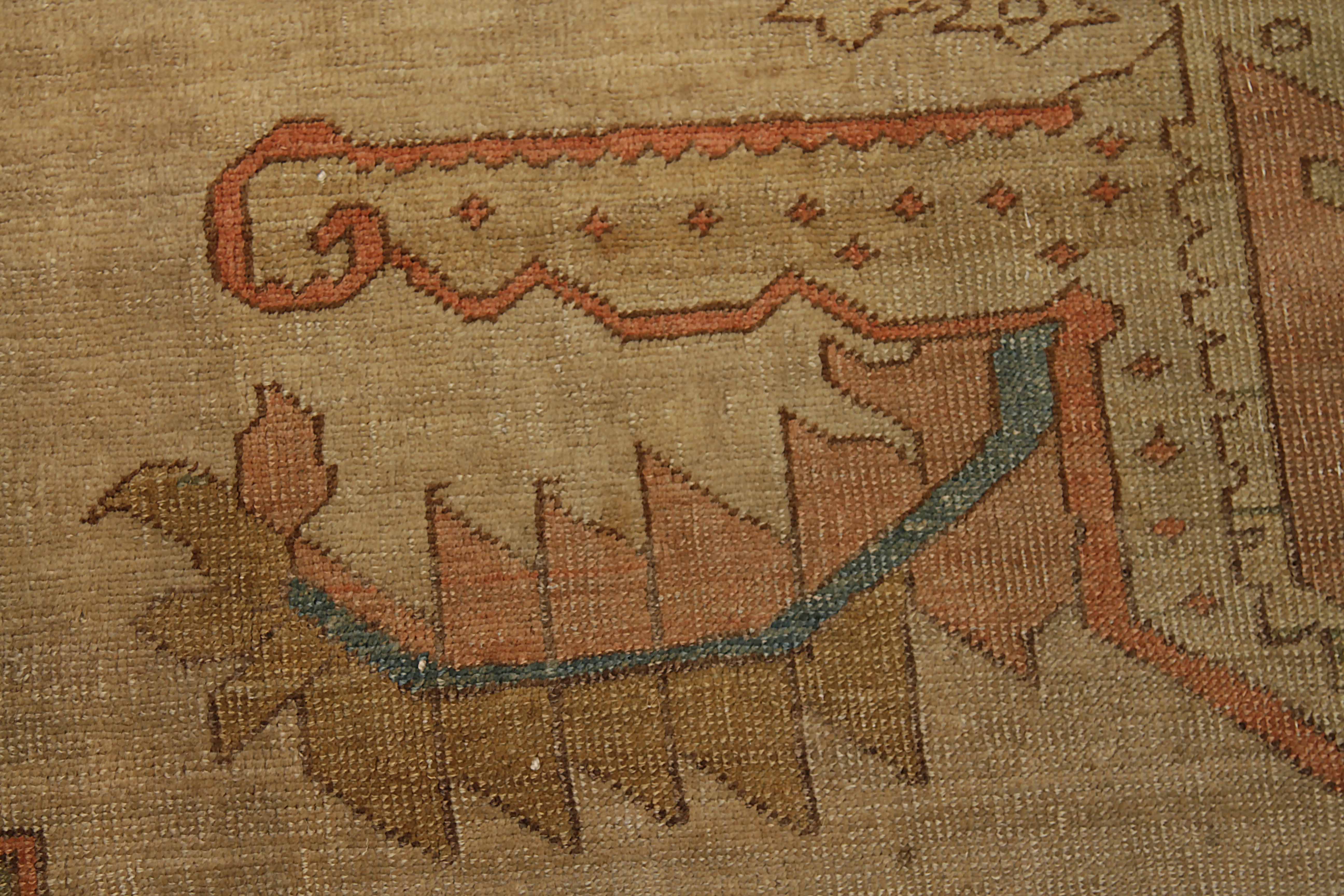 Thumbnail 3 for Antique Persian Traditional Rug 91965