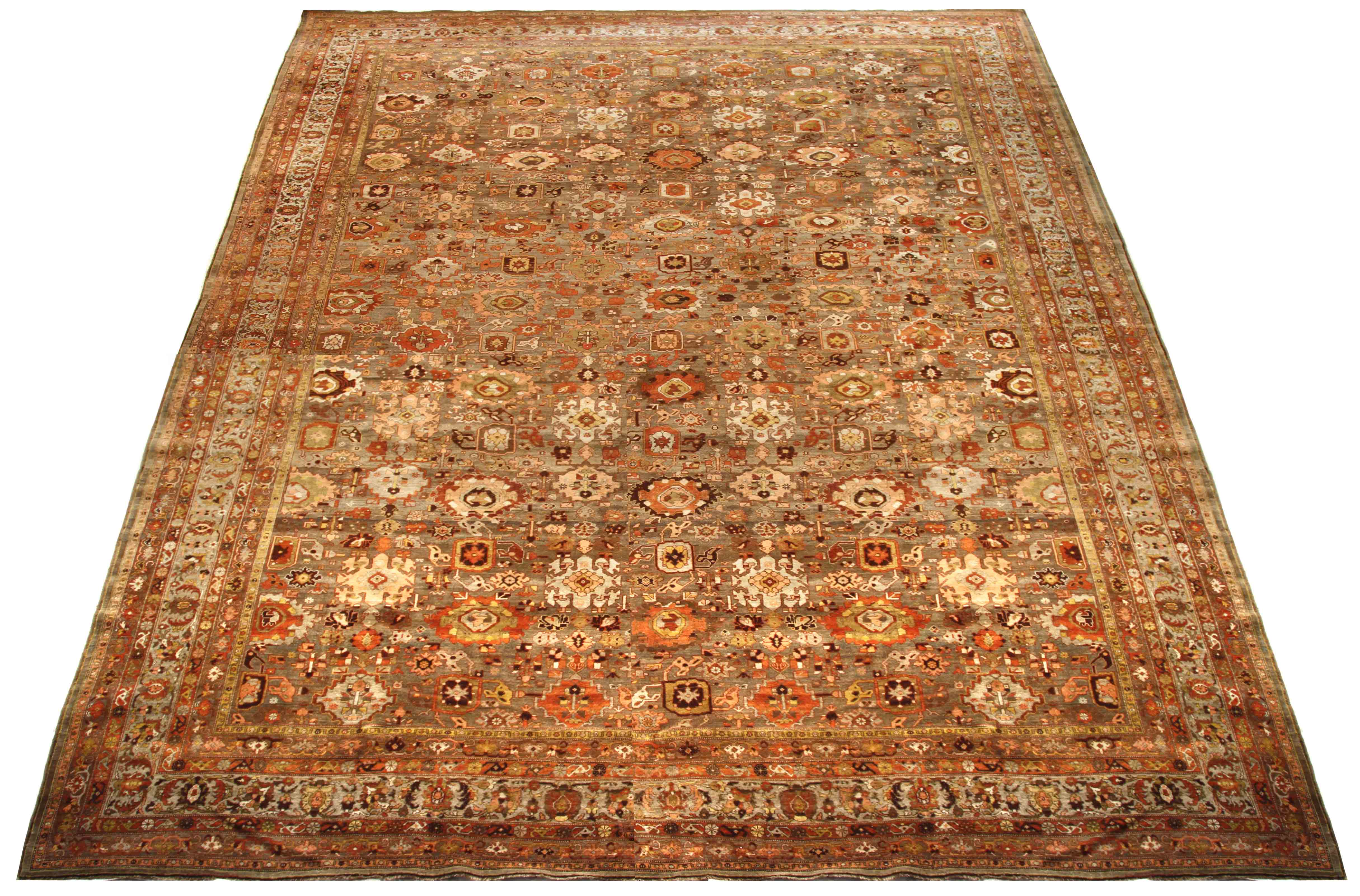 Thumbnail 9 for Antique Persian Bijar Transitional Rug 70291