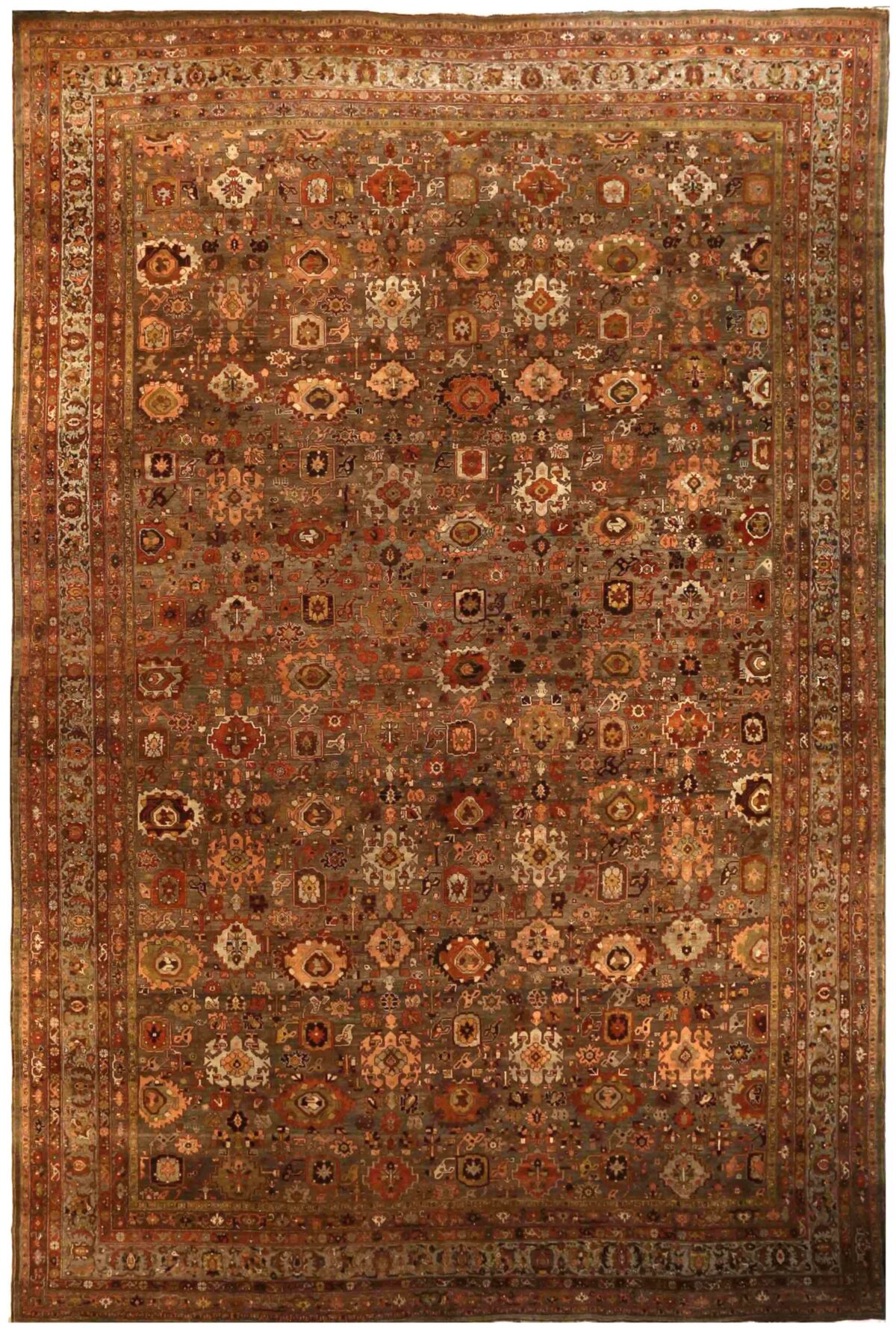 Thumbnail 14 for Antique Persian Bijar Transitional Rug 70291