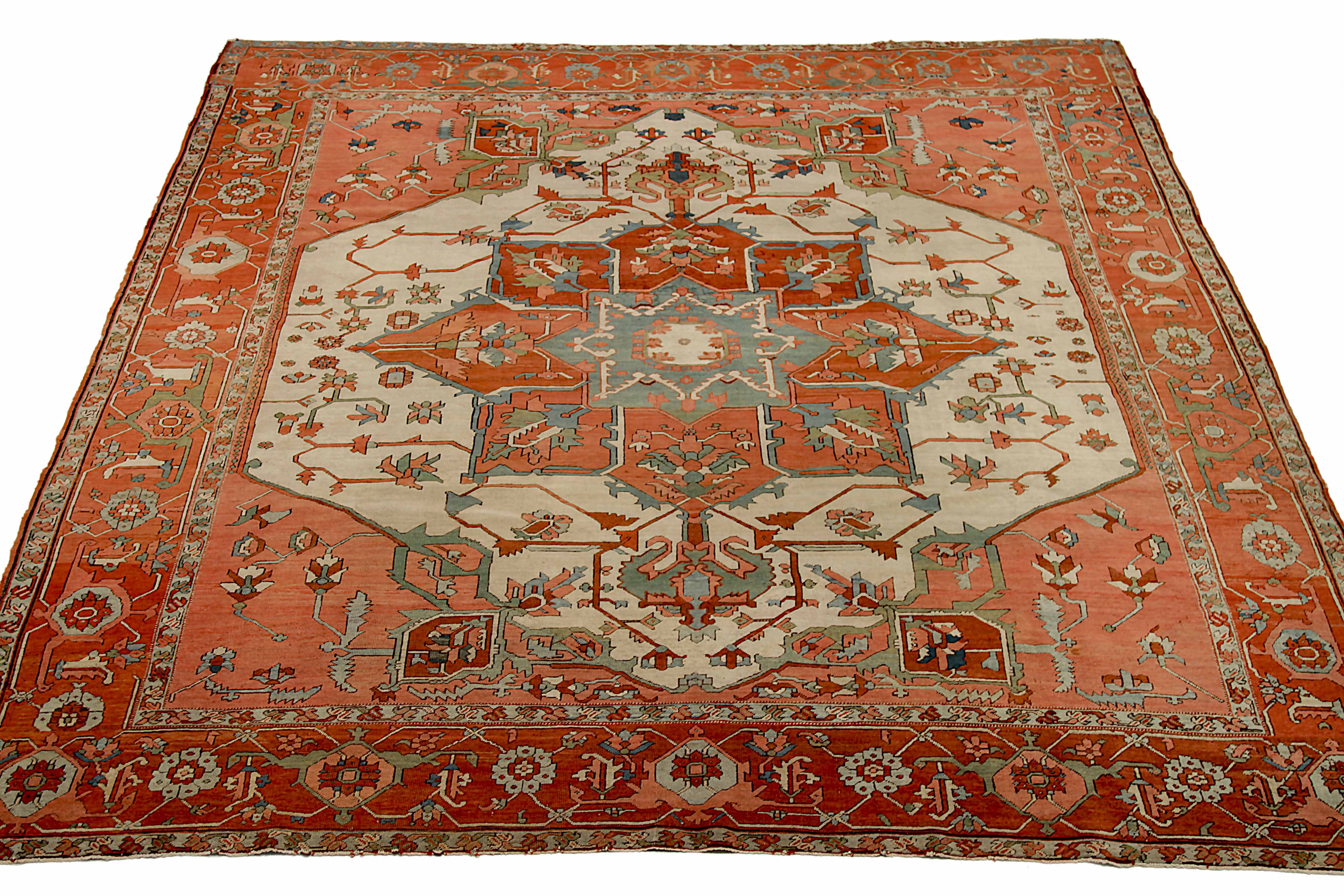 Thumbnail 2 for Antique Persian Traditional Rug 91969