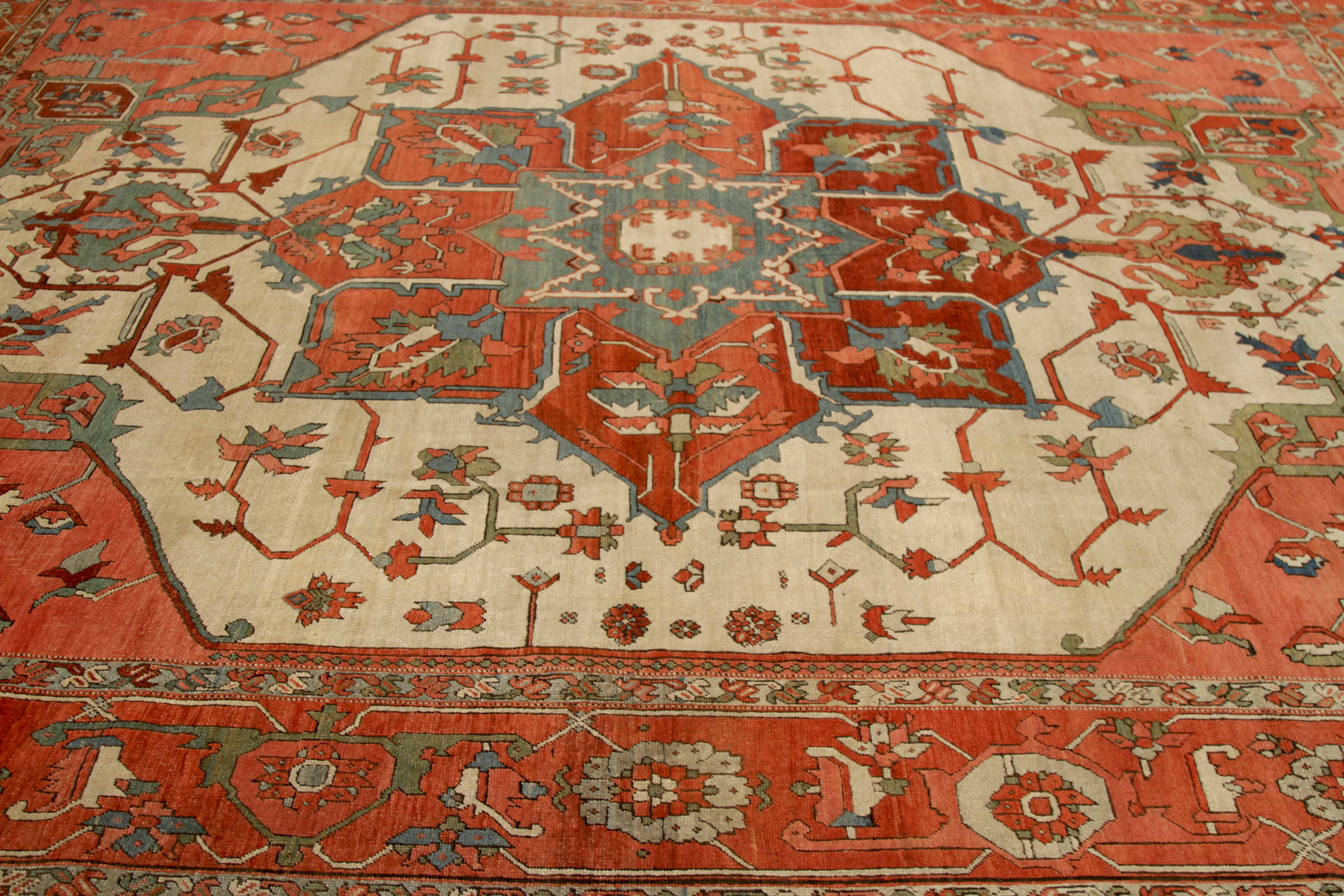 Thumbnail 3 for Antique Persian Traditional Rug 91969