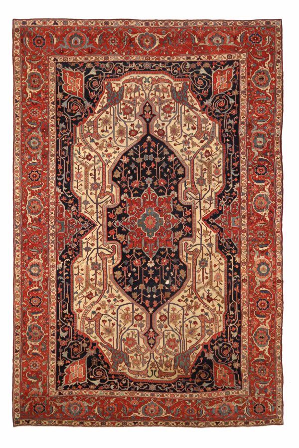 Thumbnail 2 for Antique Persian Traditional Rug 91967