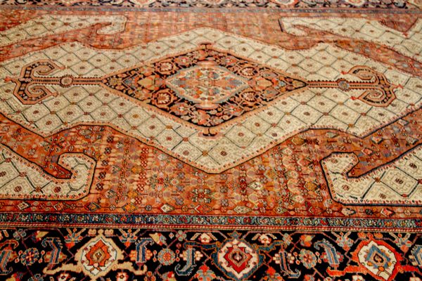 Thumbnail 2 for Antique Persian Malayer Traditional Rug 91960