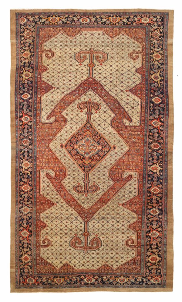 Thumbnail 2 for Antique Persian Malayer Traditional Rug 91960