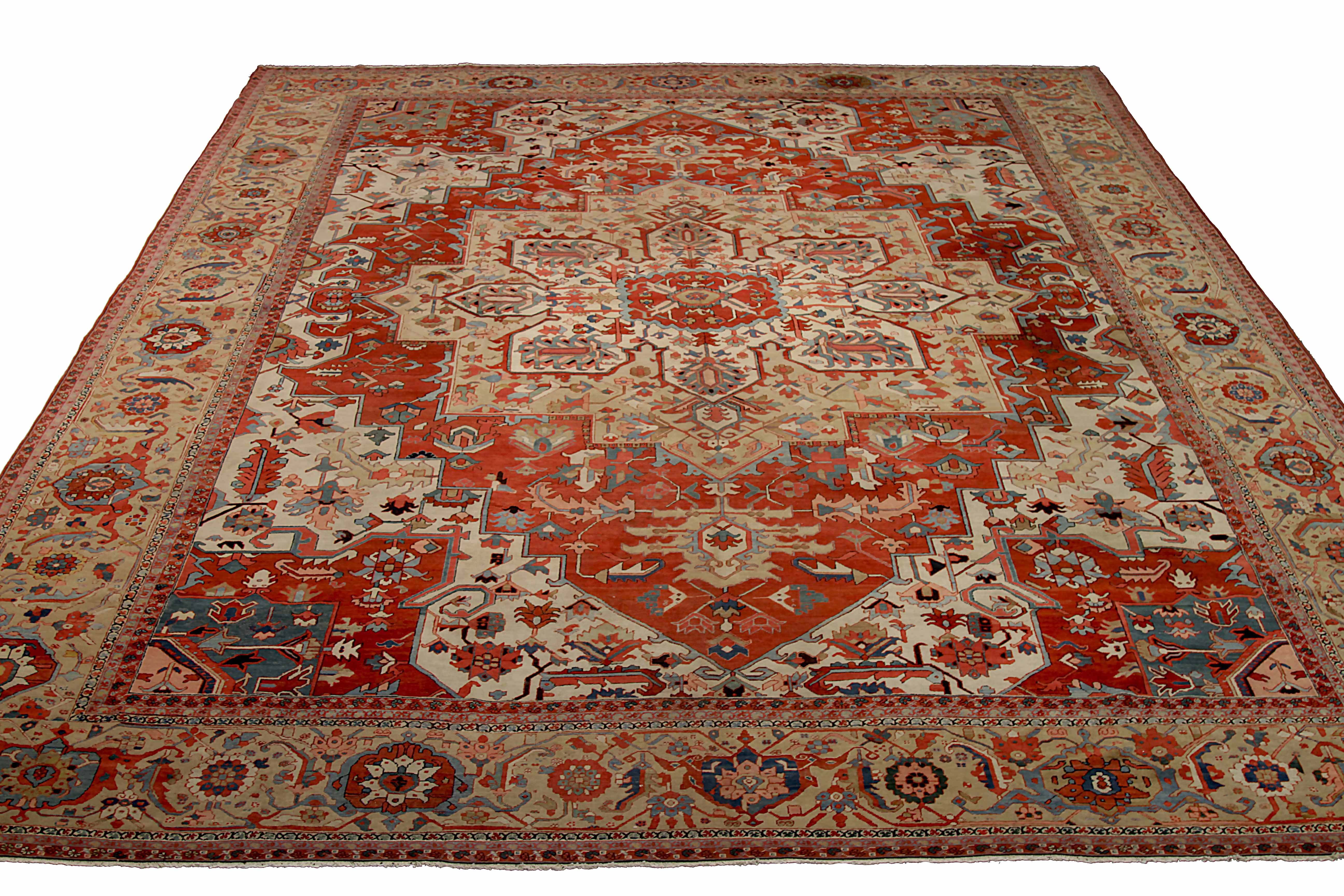 Thumbnail 2 for Antique Persian Traditional Rug 91971