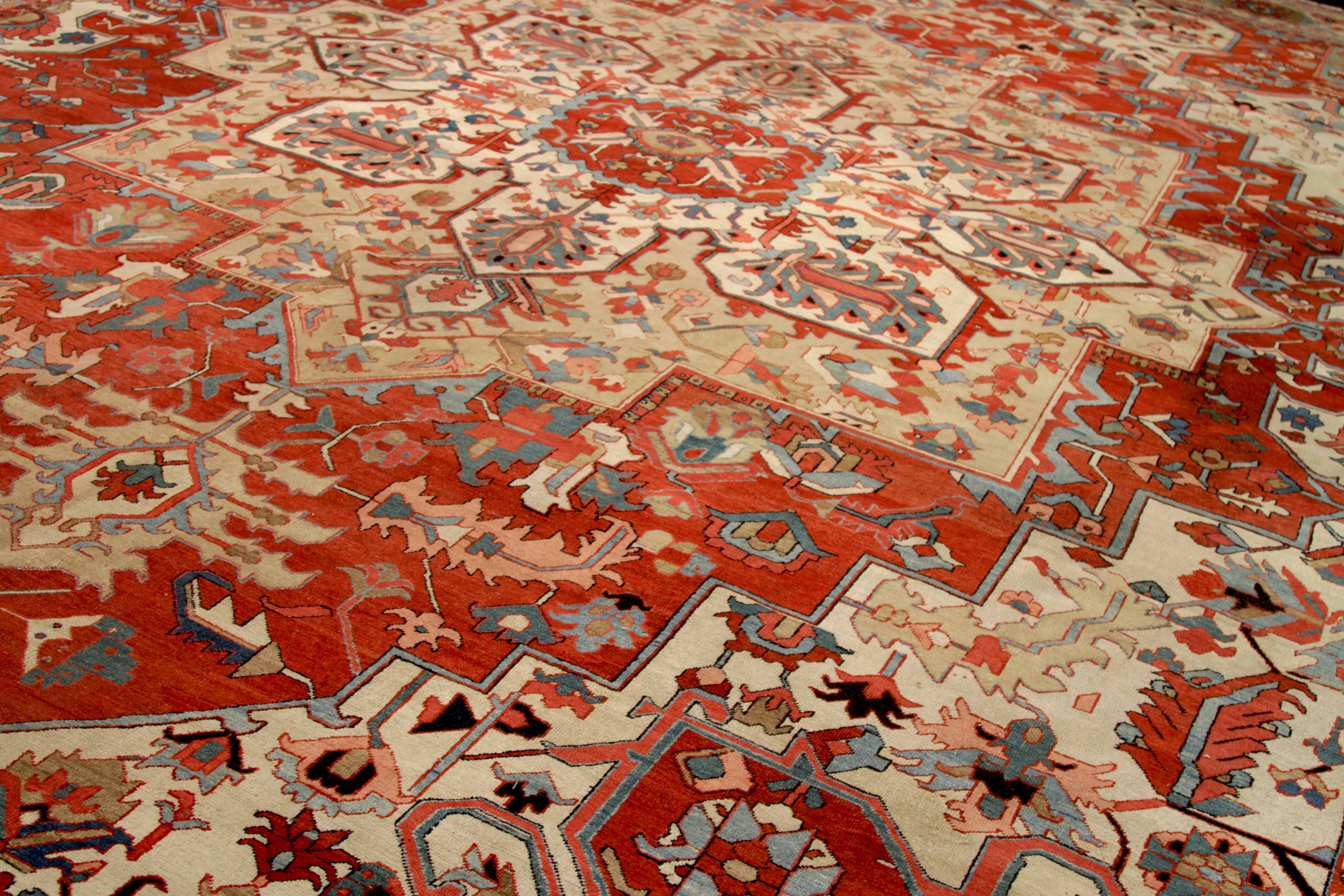 Thumbnail 5 for Antique Persian Traditional Rug 91971