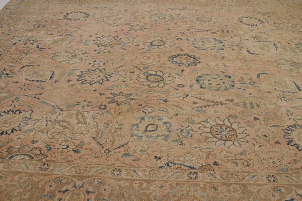 Thumbnail 4 for Antique Persian Tabriz Traditional Rug 91763