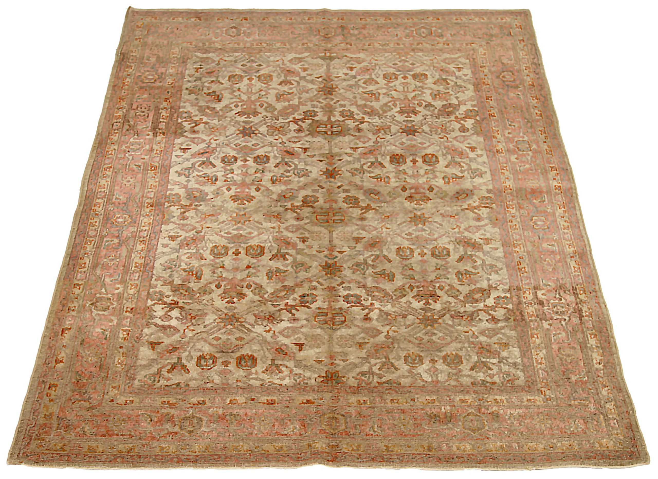 Thumbnail 13 for Antique Persian Mahal Transitional Rug 91943