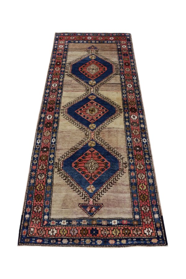 Thumbnail 3 for Antique Persian Azarbaijan Traditional Rug 91620