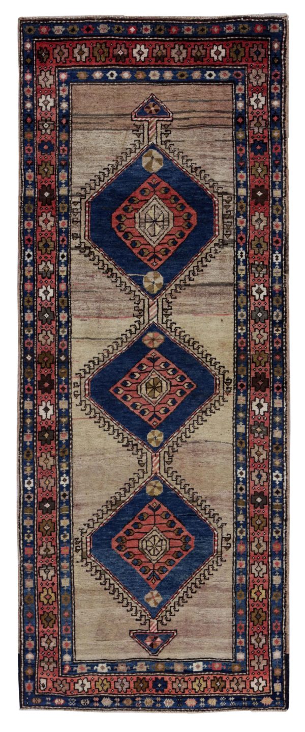 Thumbnail 2 for Antique Persian Azarbaijan Traditional Rug 91620
