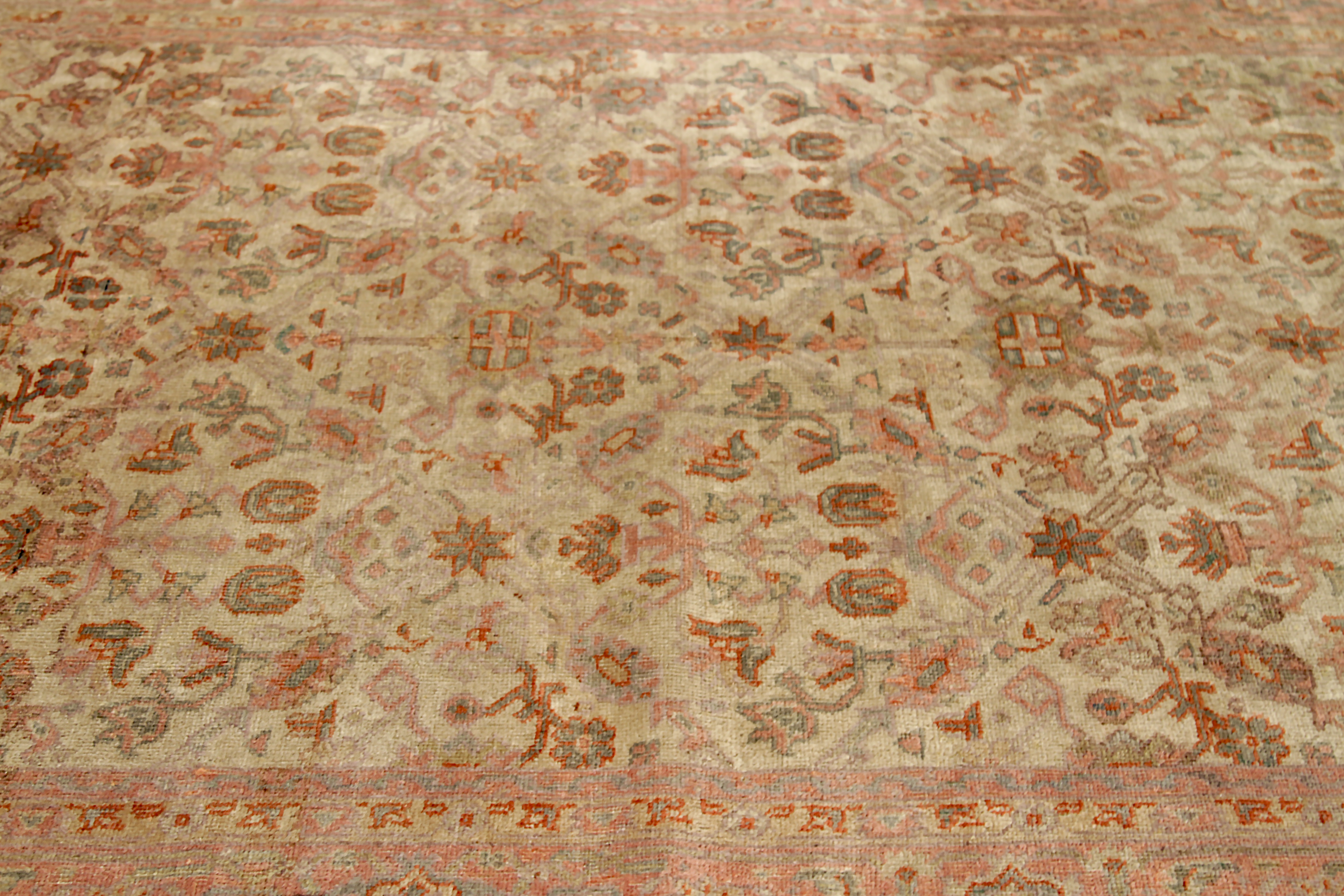 Thumbnail 2 for Antique Persian Mahal Transitional Rug 91943