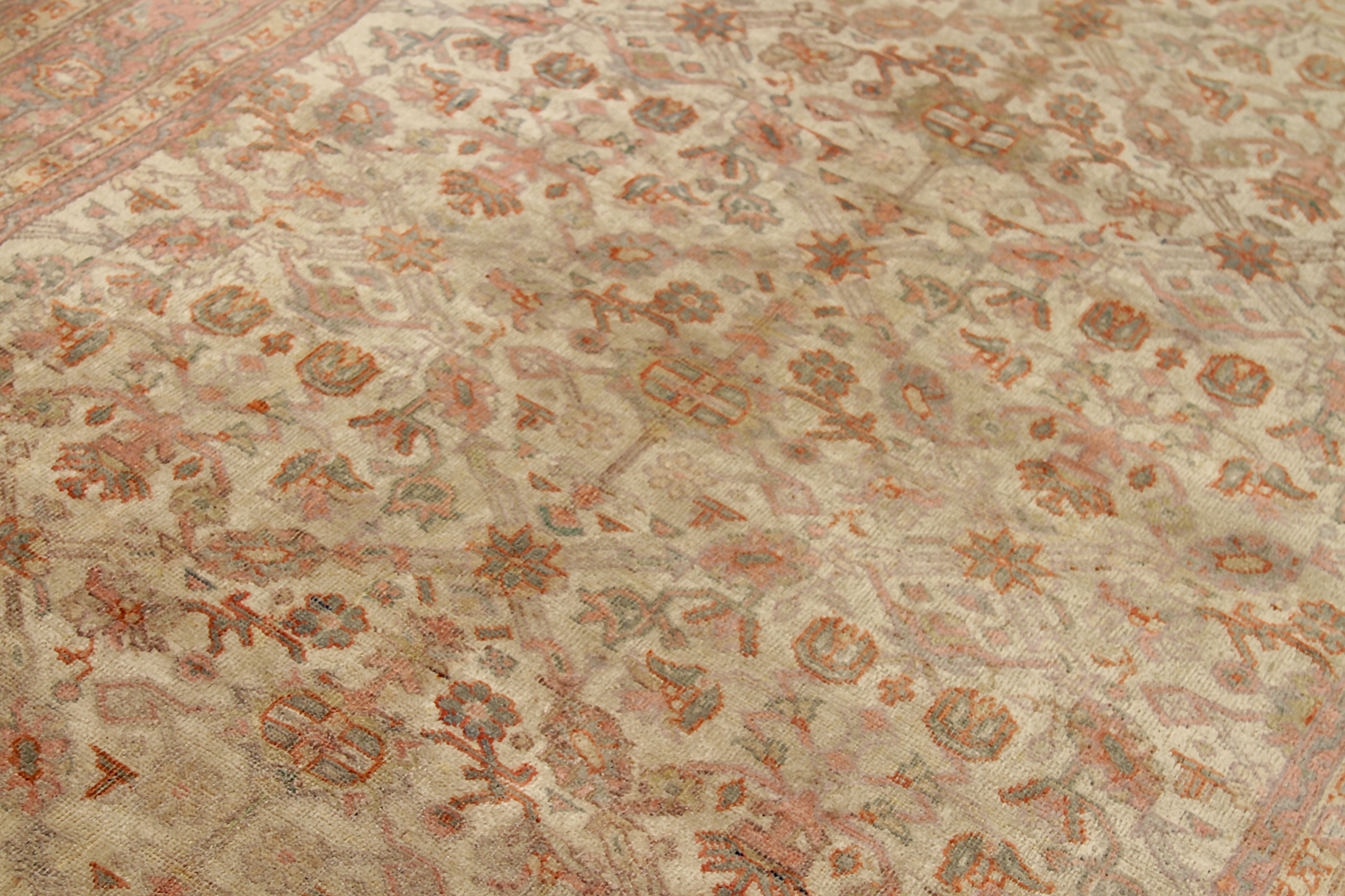 Thumbnail 3 for Antique Persian Mahal Transitional Rug 91943