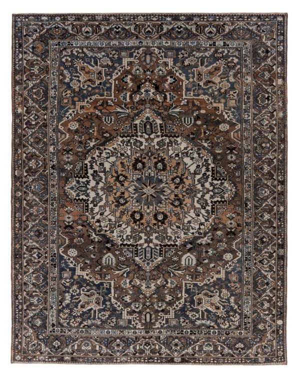 Thumbnail 2 for Antique Persian Bakhtiar Traditional Rug 91615