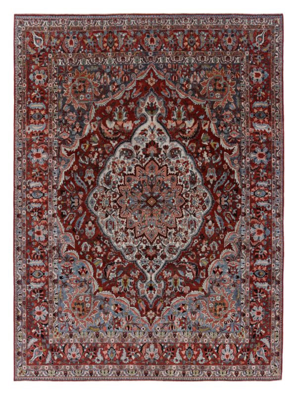 Thumbnail 2 for Antique Persian Bakhtiar Traditional Rug 91614