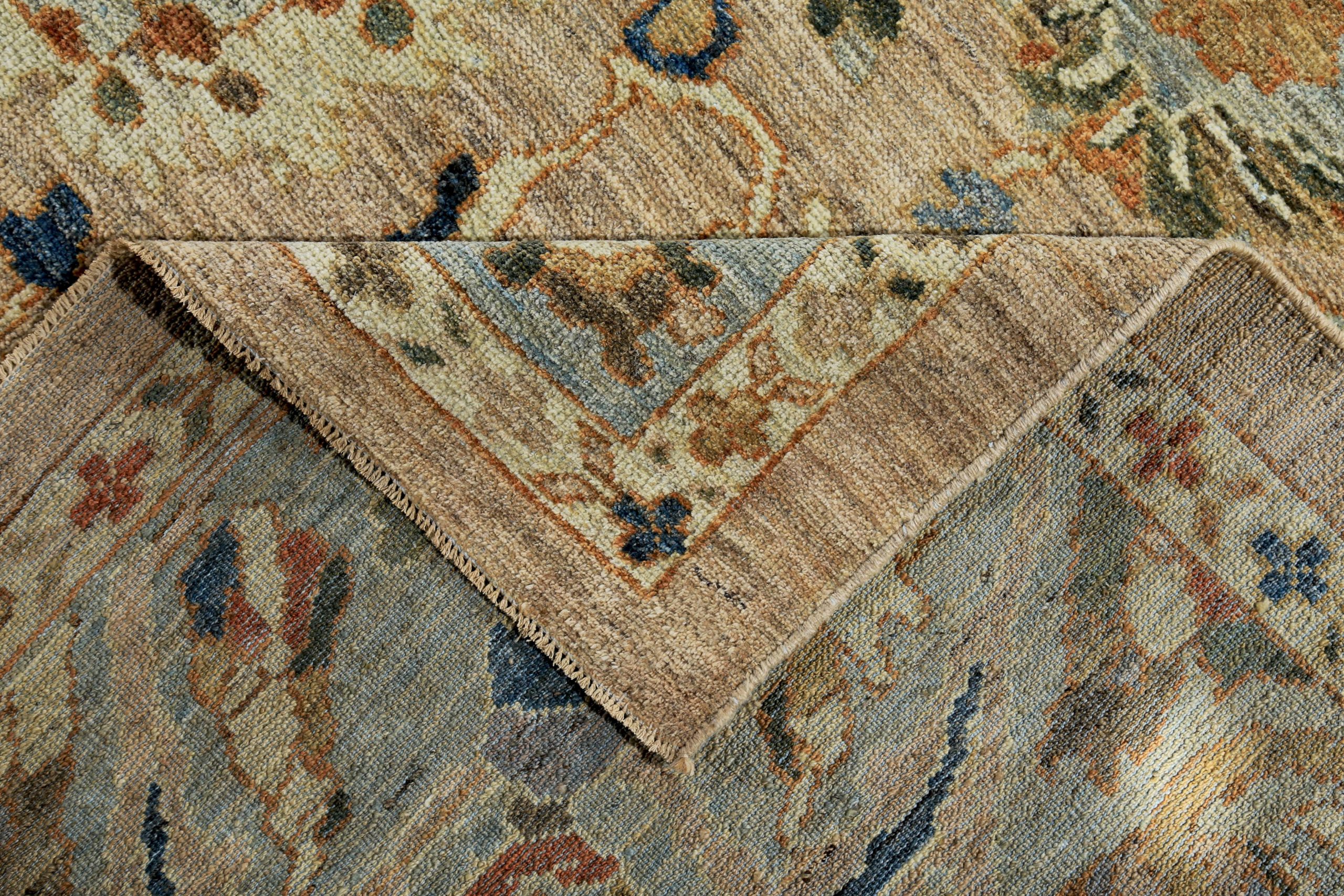 Thumbnail 4 for Persian Sultanabad Traditional Rug 89325