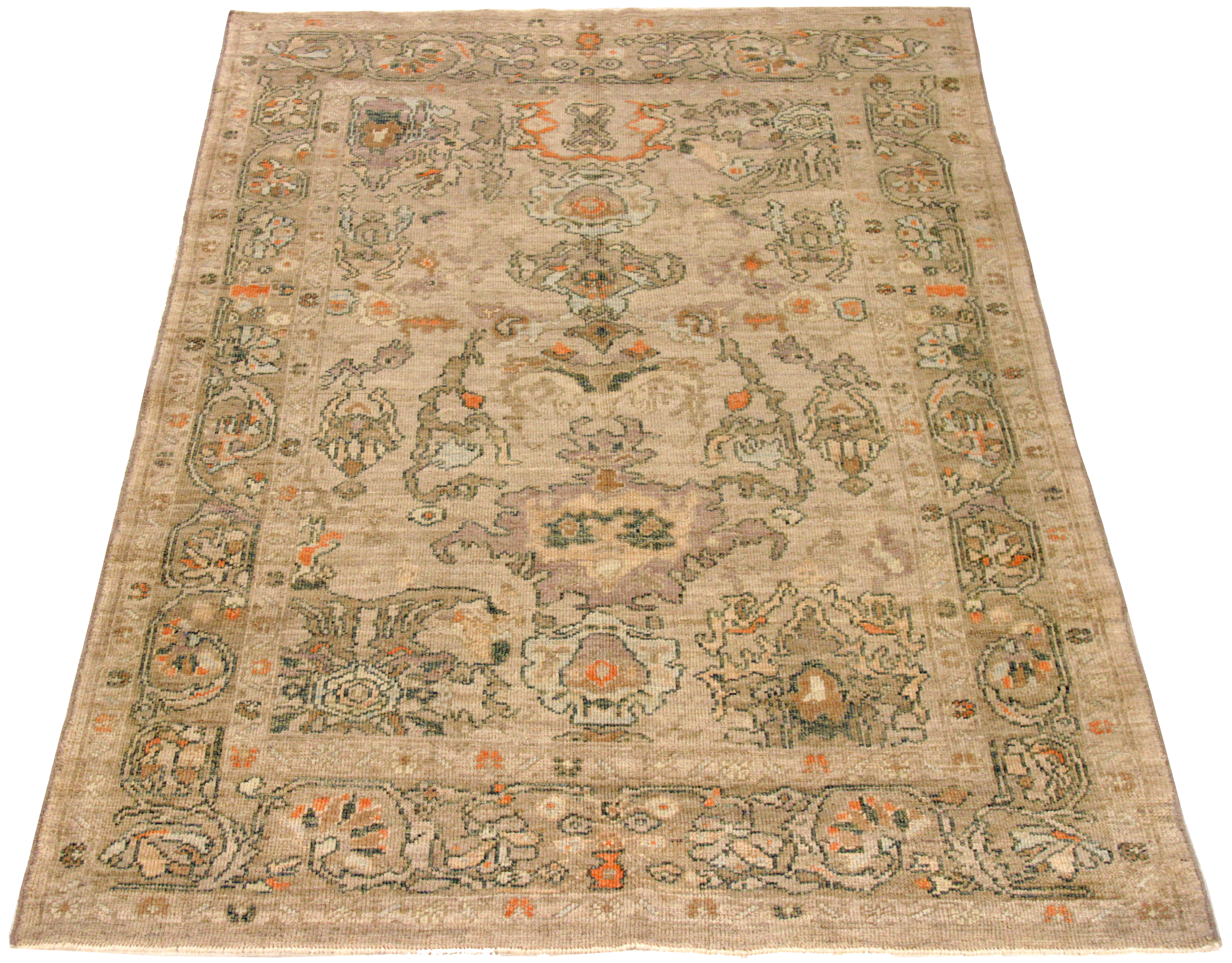 Thumbnail 4 for Persian Oushak Transitional Rug 88170