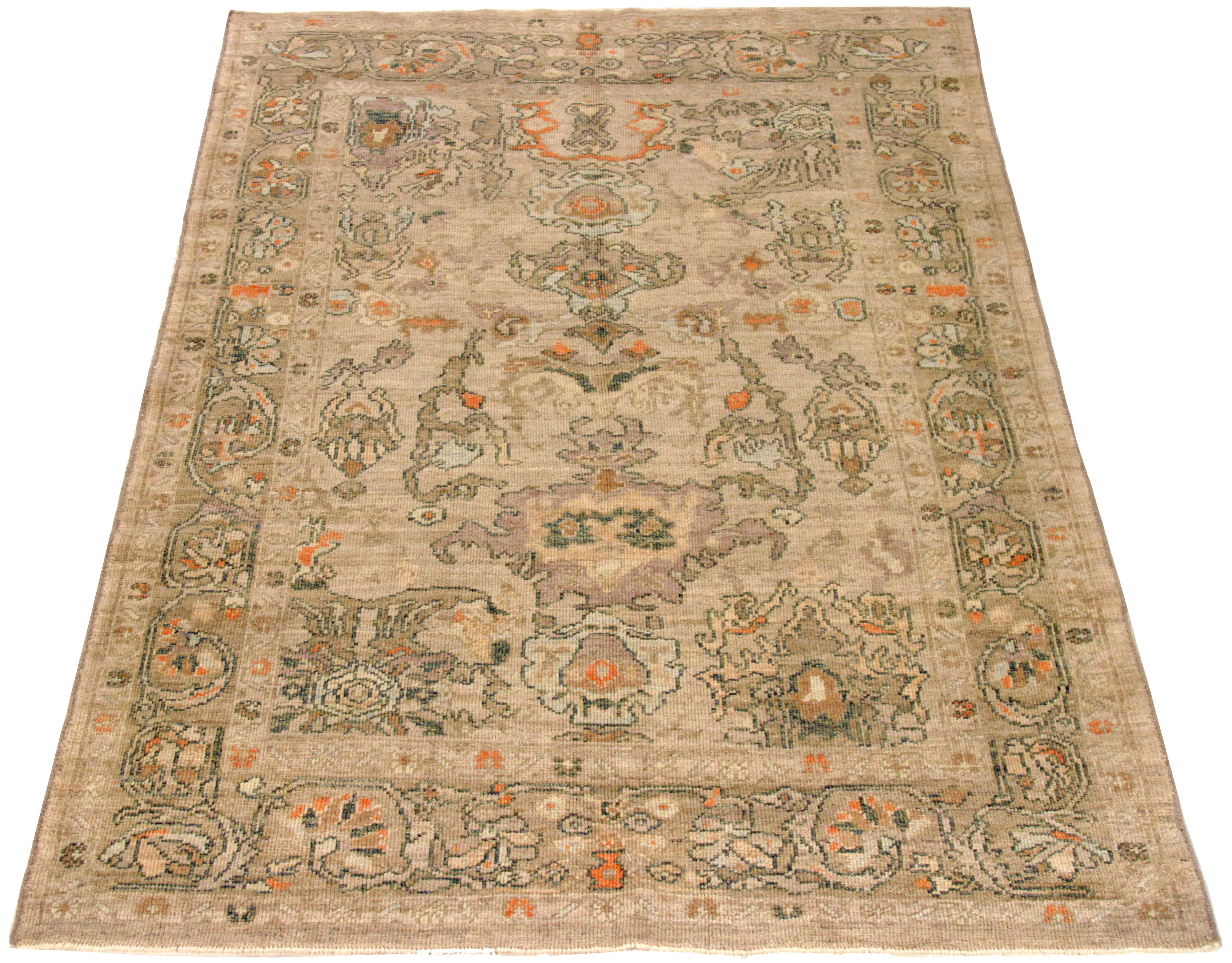 Thumbnail 8 for Persian Oushak Transitional Rug 88170