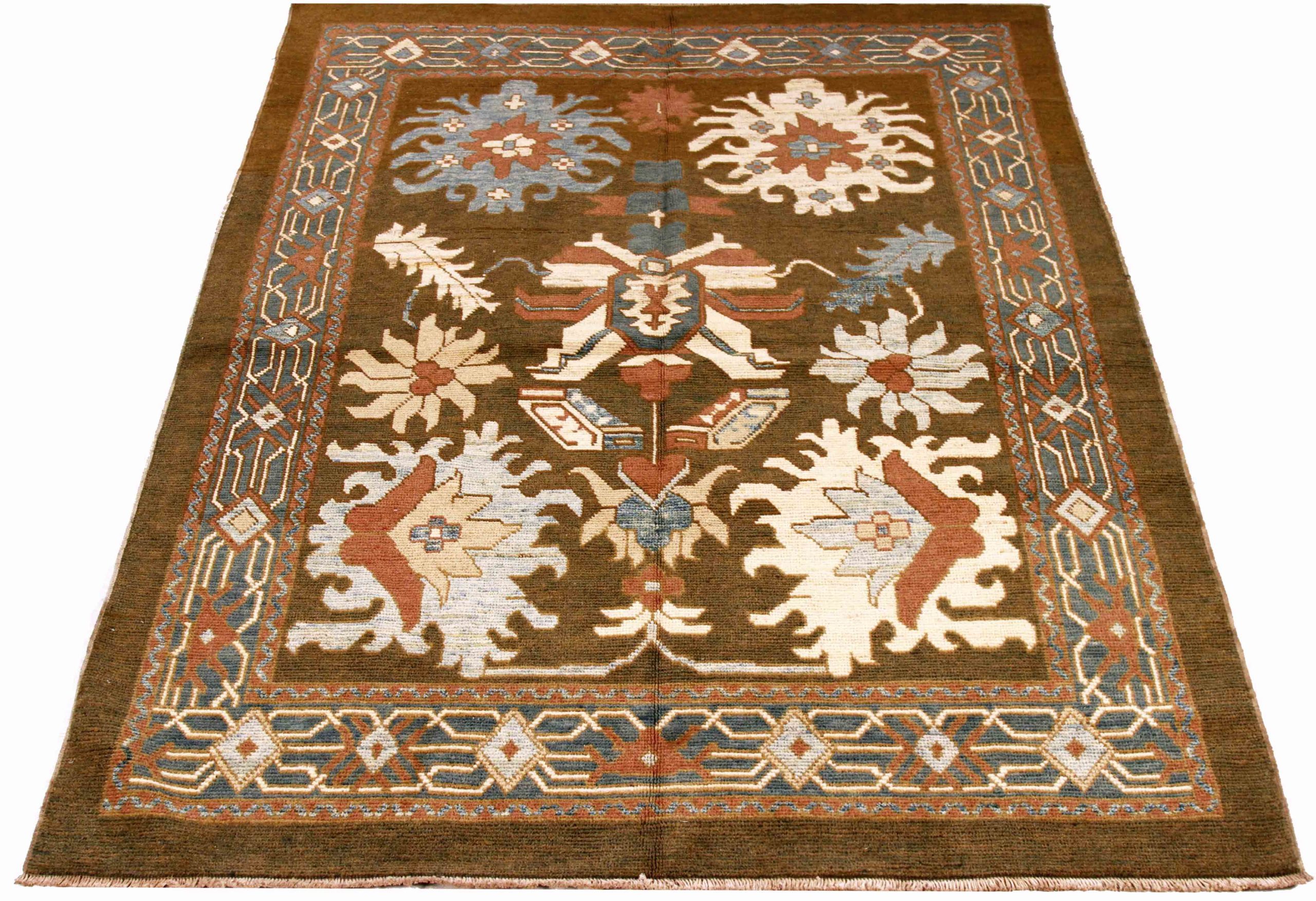 Thumbnail 4 for Persian Sultanabad Transitional Rug 70326