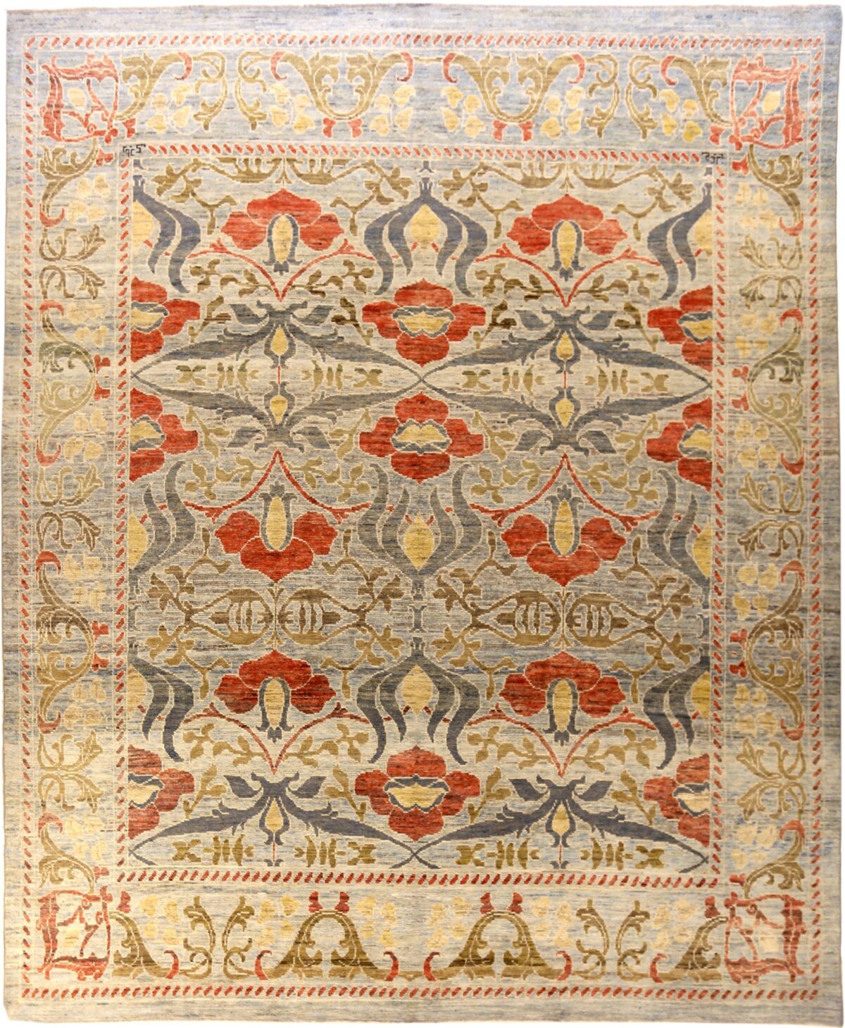 Thumbnail 13 for Persian Sultanabad Transitional Rug 88237