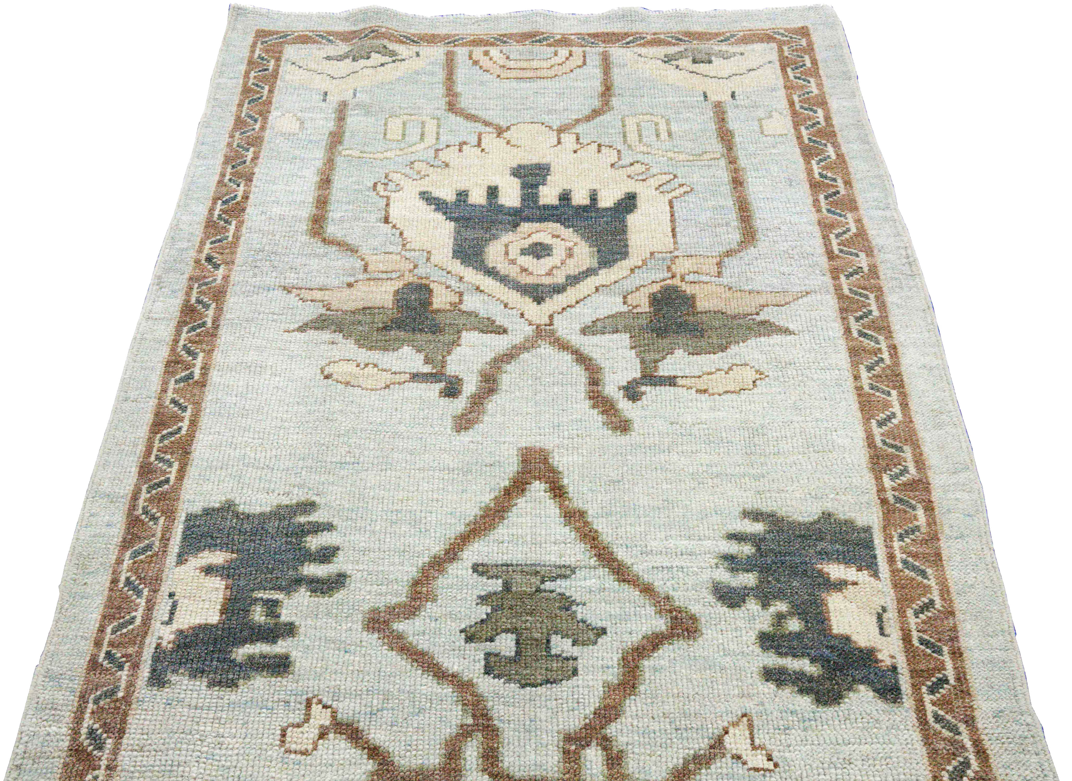 Thumbnail 5 for Turkey Oushak Tribal Rug 88267