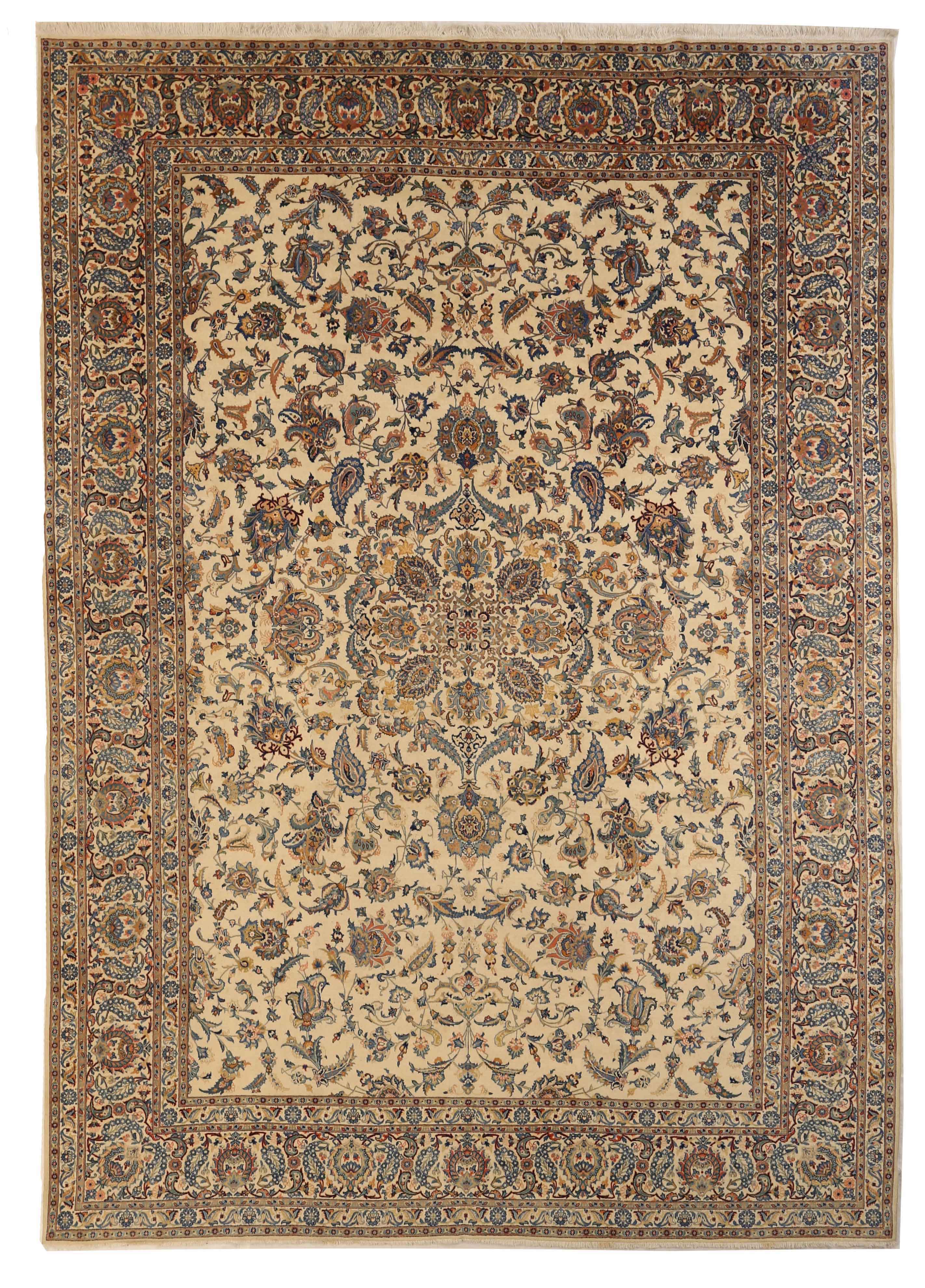 Thumbnail 8 for Persian Kashan Traditional Rug 10386