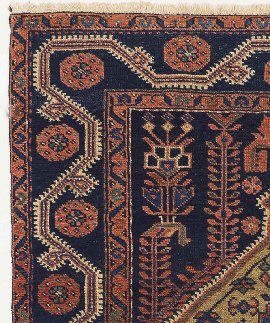 Thumbnail 3 for Vintage Persian Hamadan Traditional Rug 10388