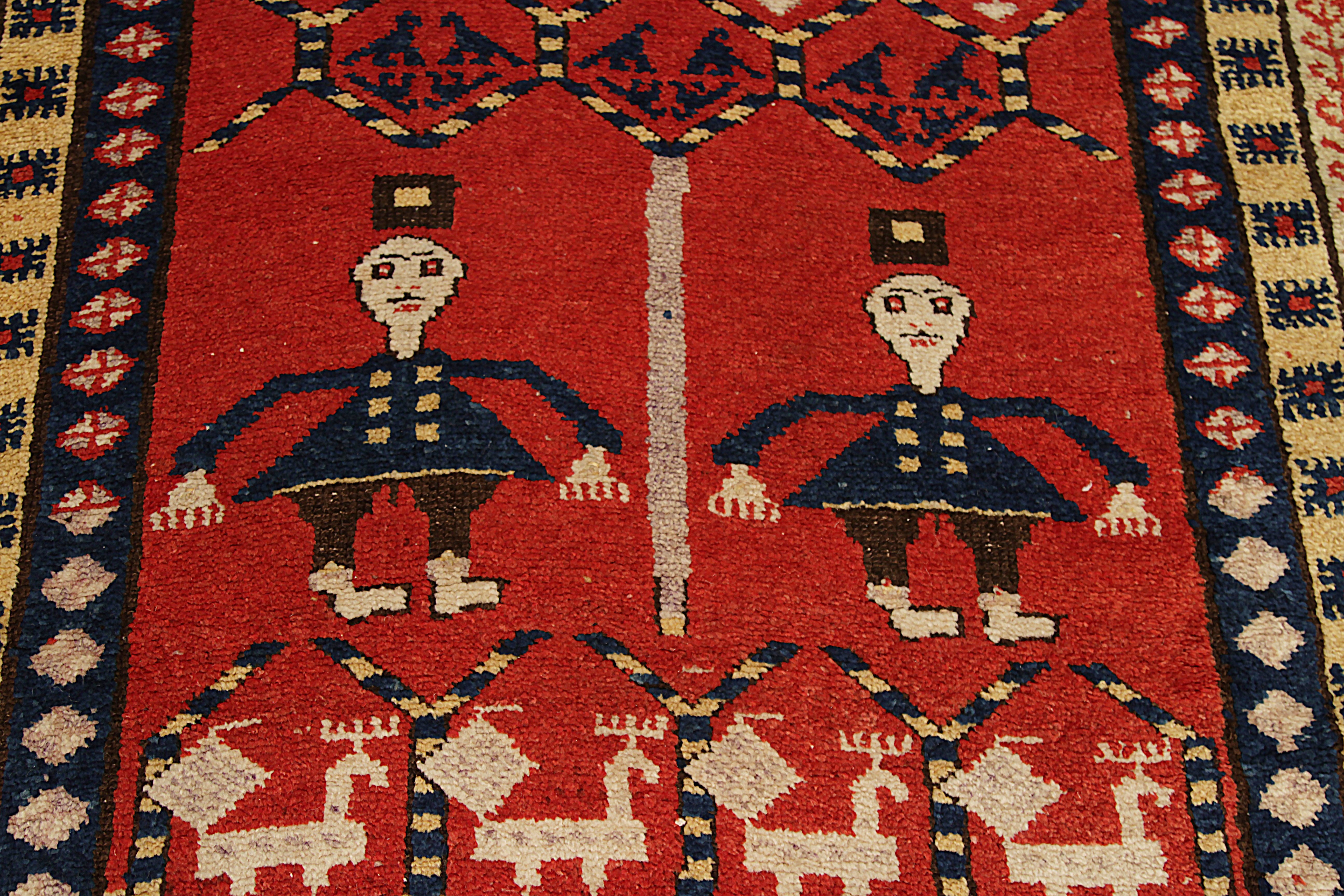 Thumbnail 3 for Antique Persian Sarab Transitional Rug 91586