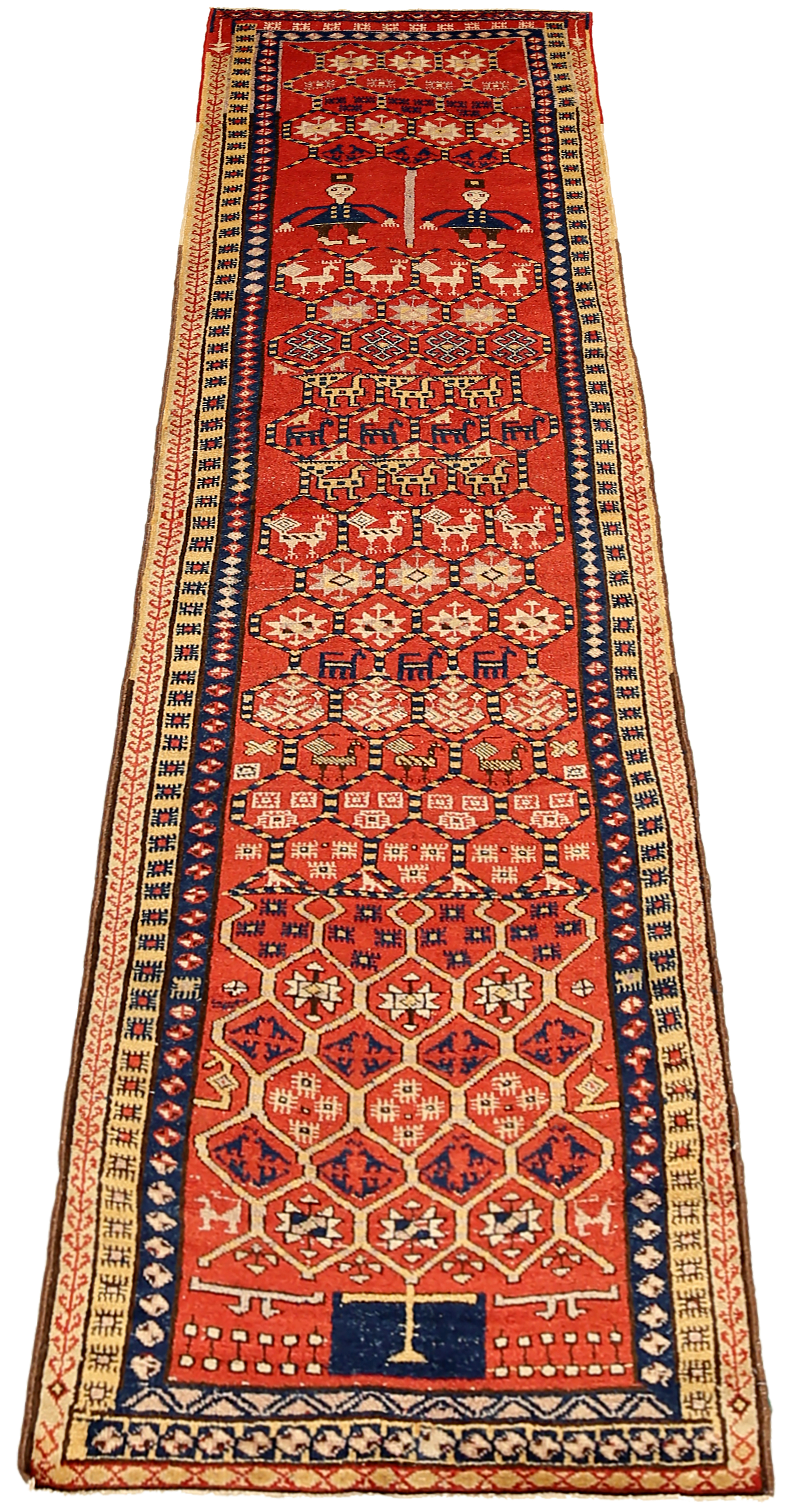 Thumbnail 5 for Antique Persian Sarab Transitional Rug 91586