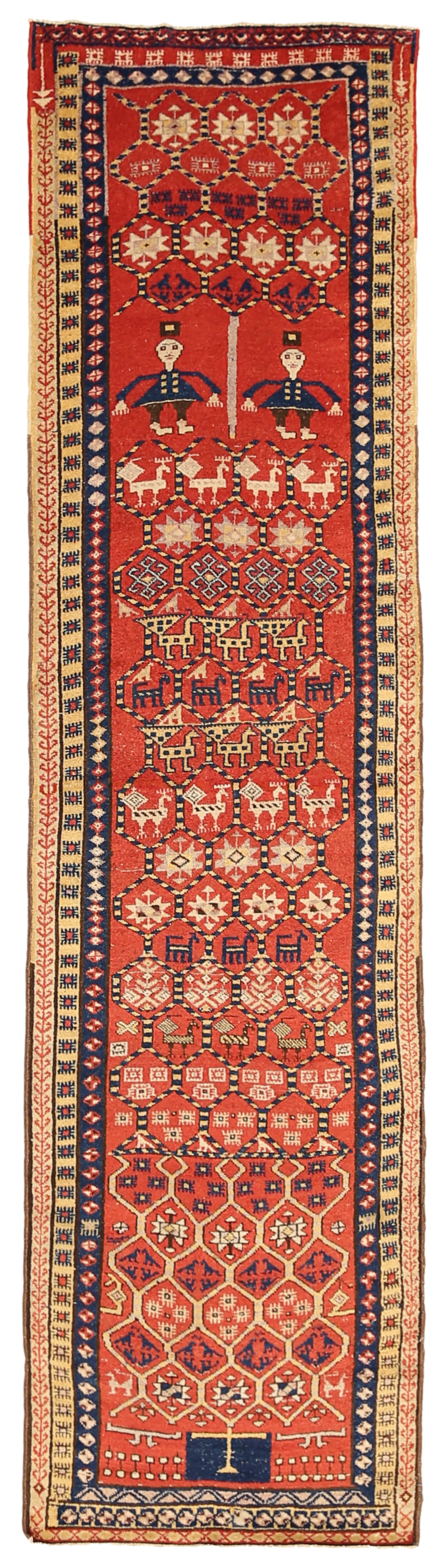 Thumbnail 6 for Antique Persian Sarab Transitional Rug 91586