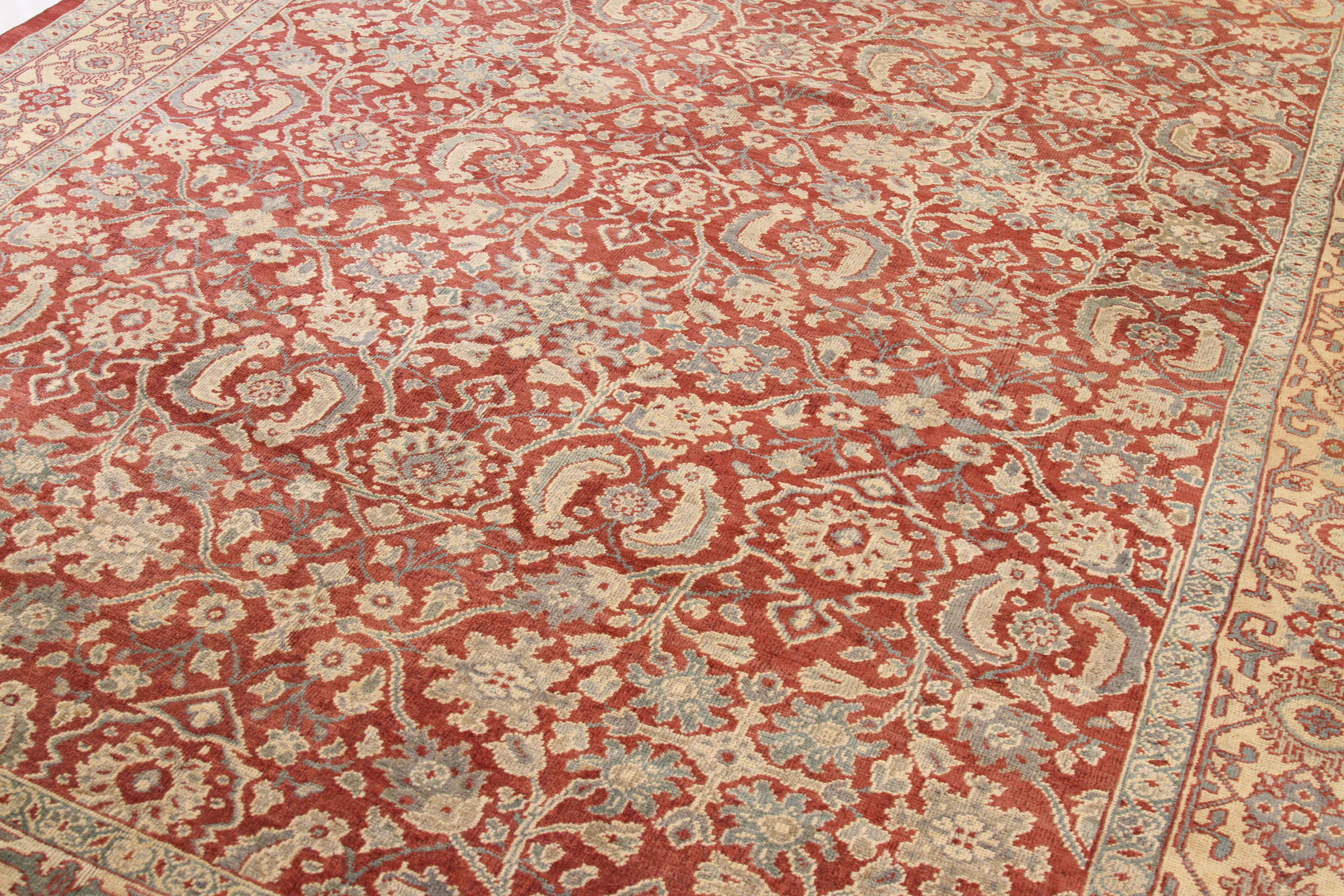 Thumbnail 2 for Antique Persian Mahal Traditional Rug 10481