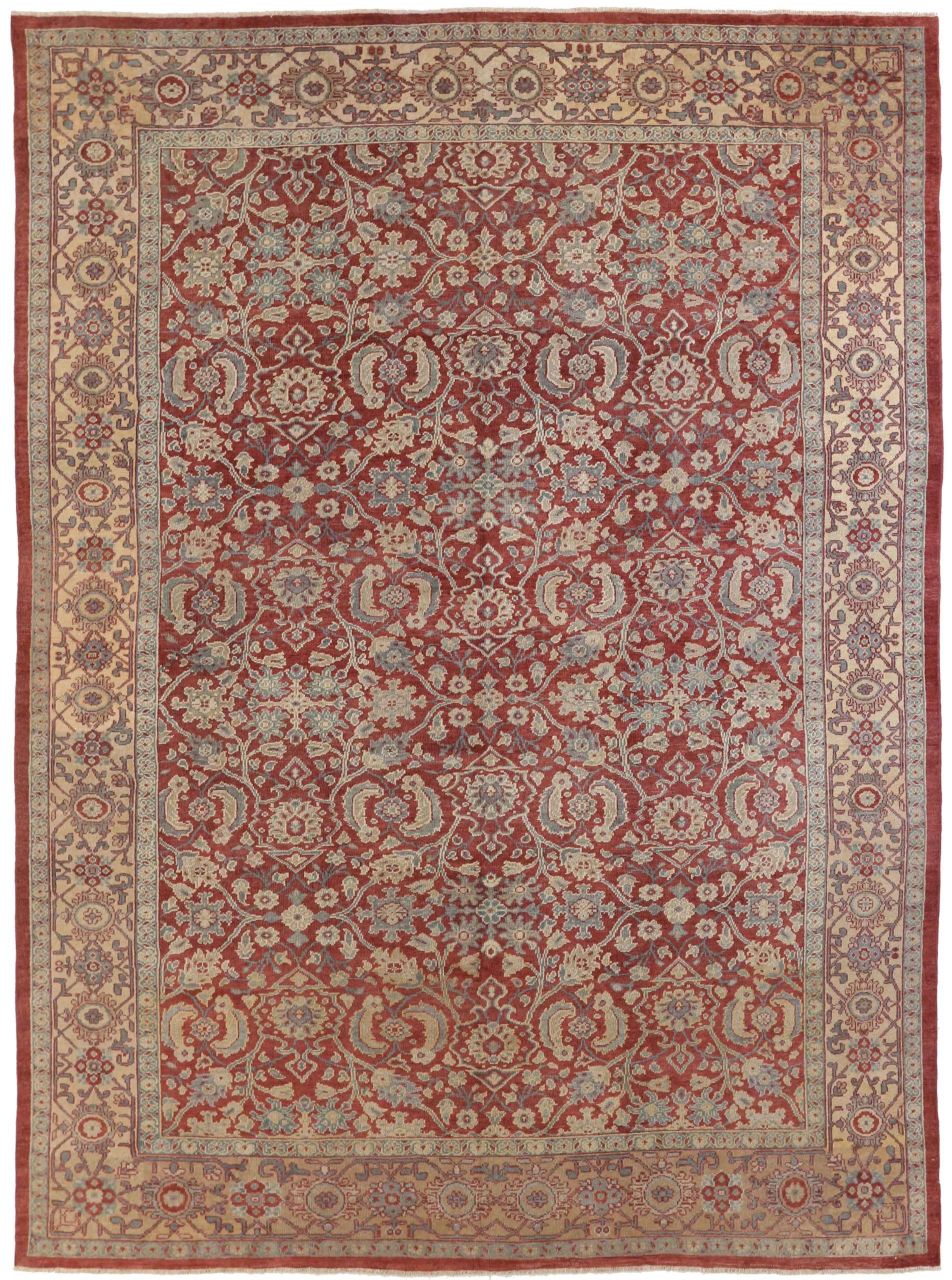 Thumbnail 3 for Antique Persian Mahal Traditional Rug 10481
