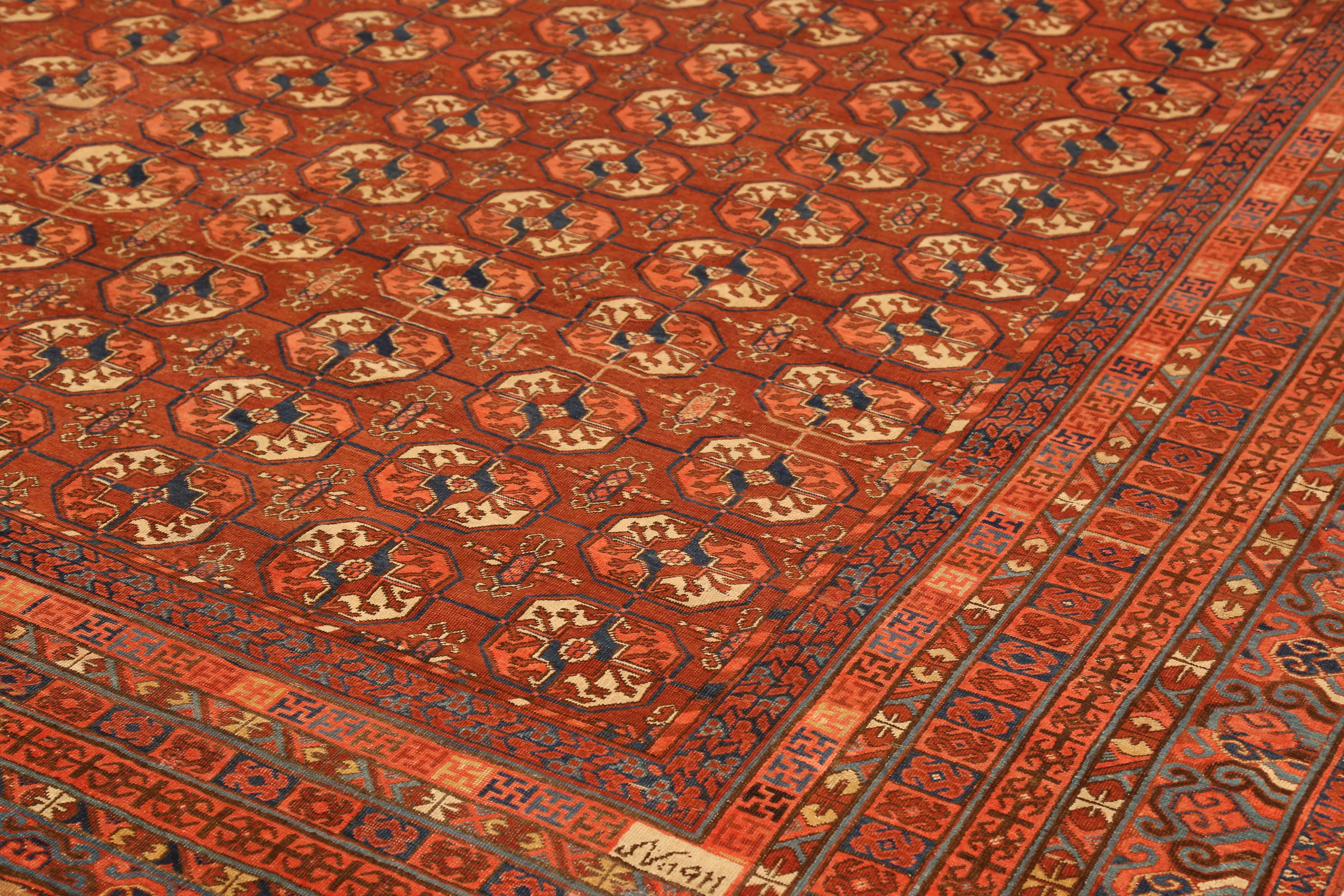 Thumbnail 6 for Antique Persian Bakhtiar Traditional Rug 10486