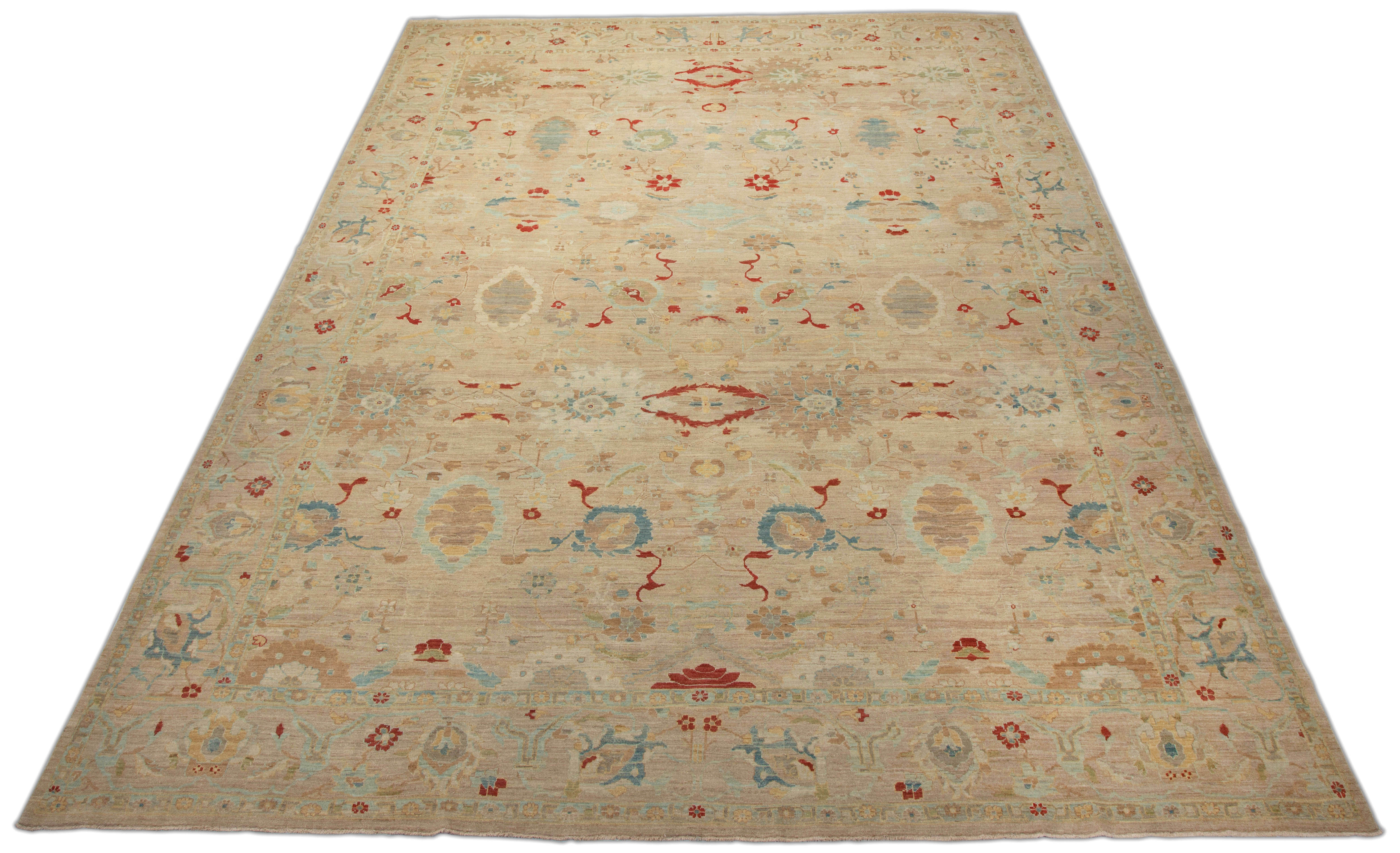 Thumbnail 14 for Turkey Sultanabad Tribal Rug 88474