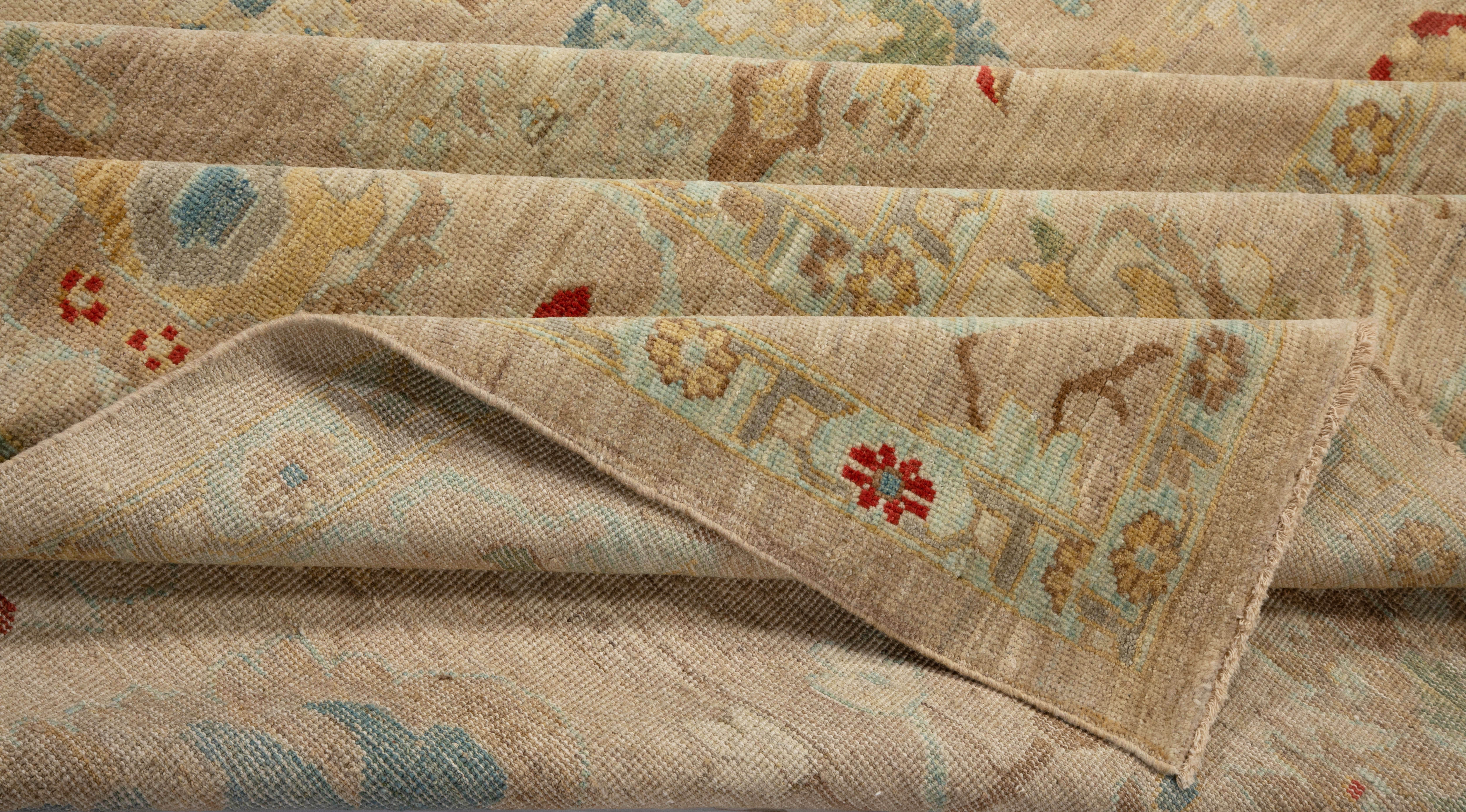 Thumbnail 3 for Turkey Sultanabad Tribal Rug 88474