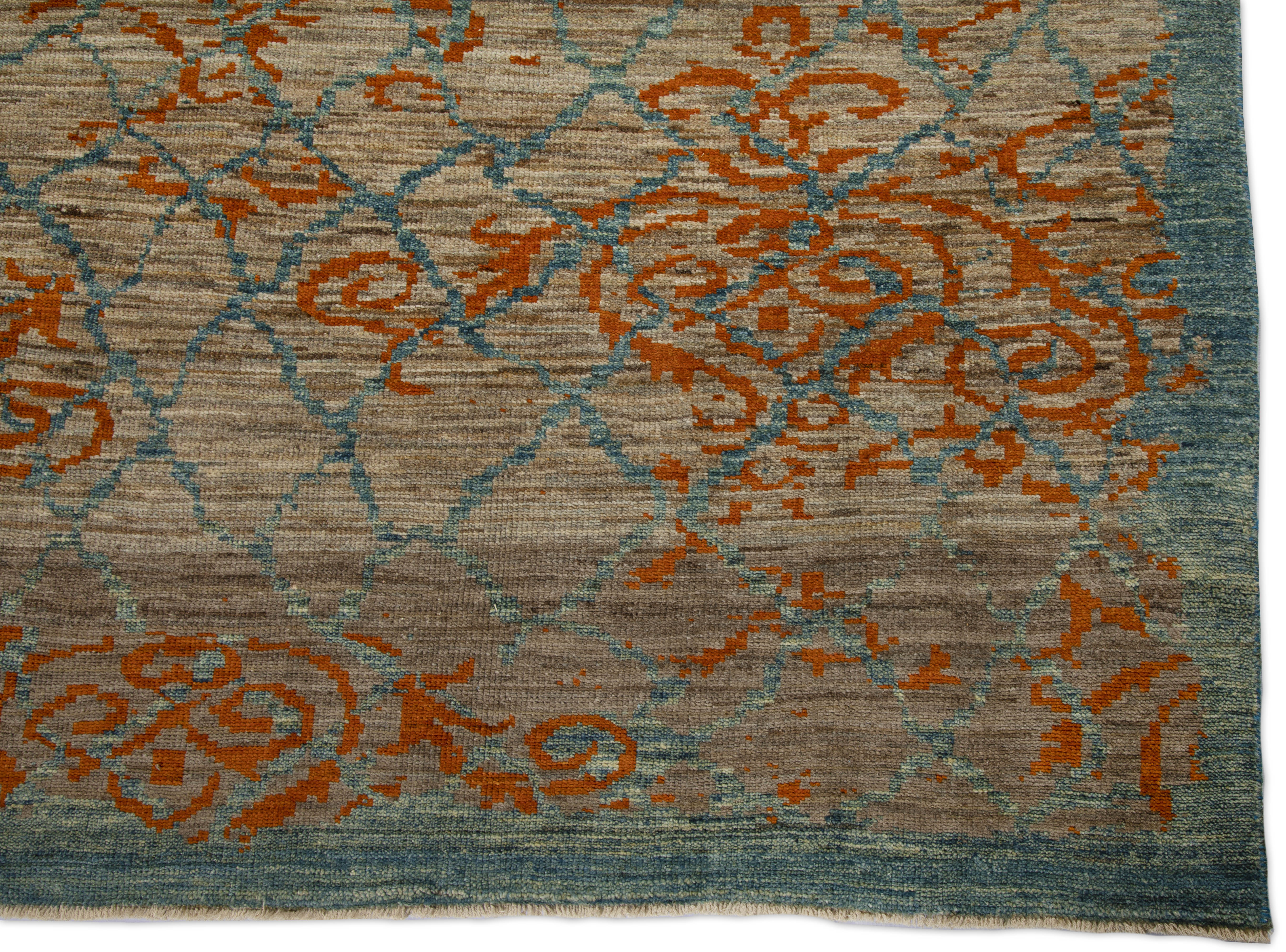 Thumbnail 4 for Turkey Sultanabad Tribal Rug 88470