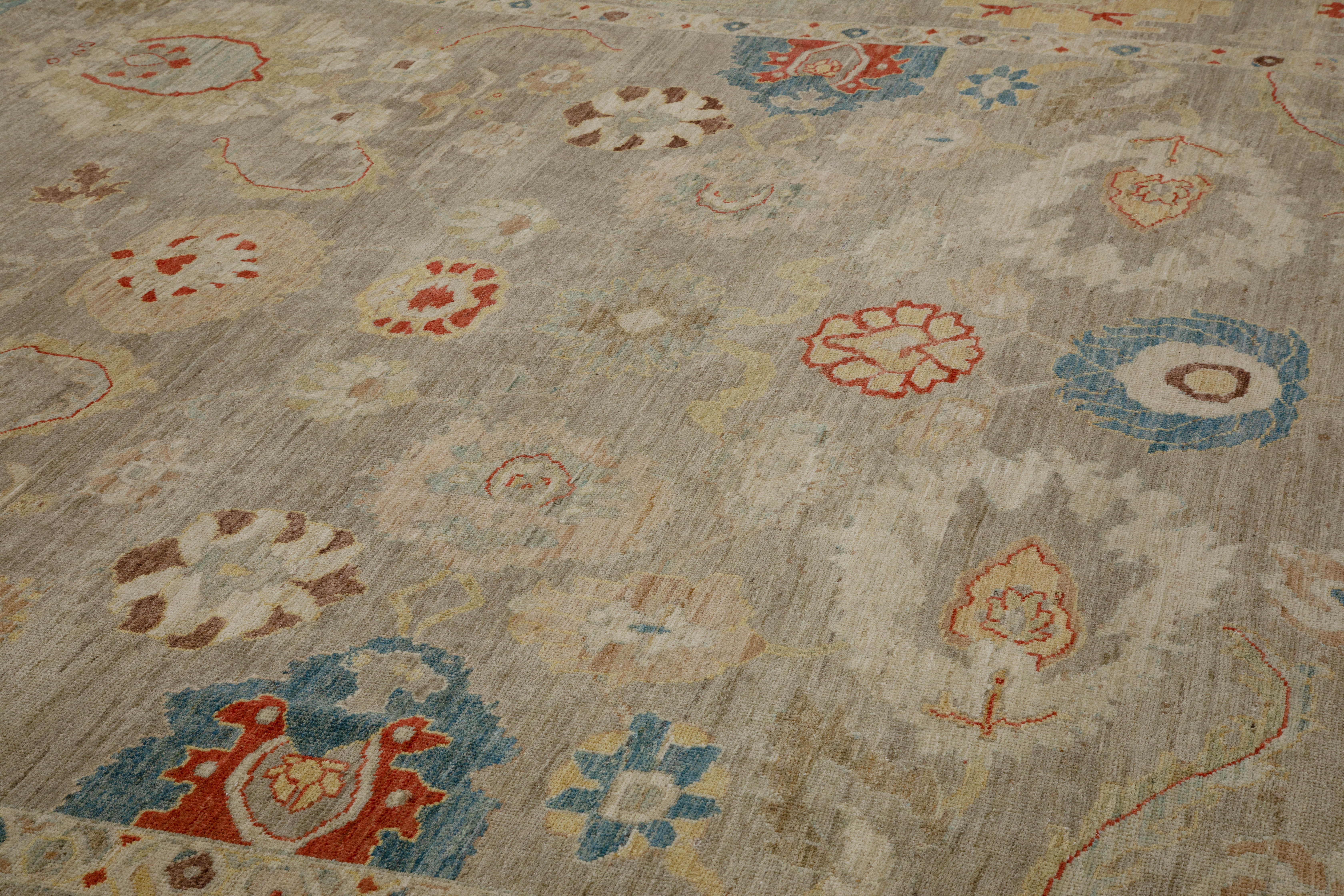 Thumbnail 3 for Turkey Sultanabad Tribal Rug 88463