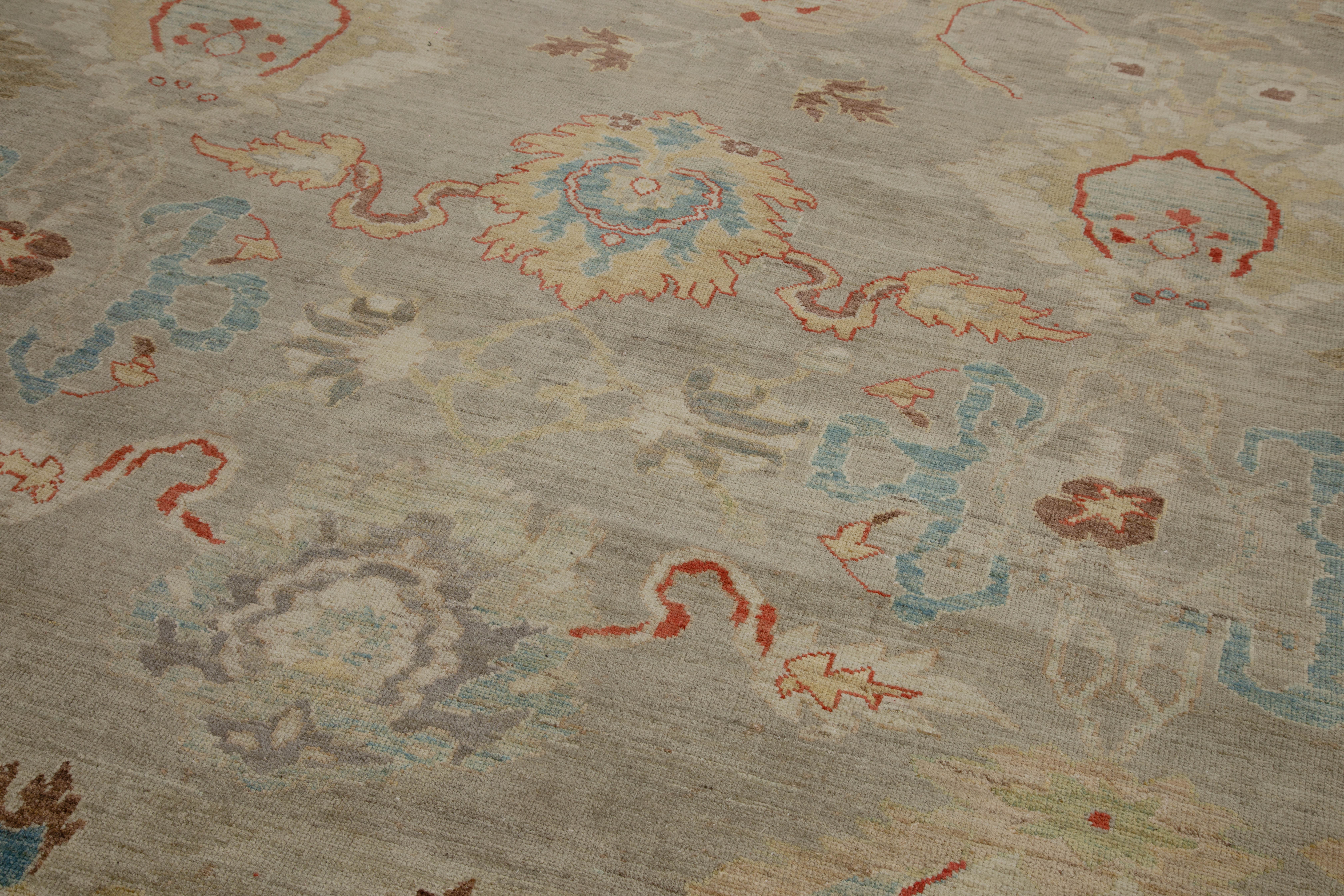 Thumbnail 4 for Turkey Sultanabad Tribal Rug 88463