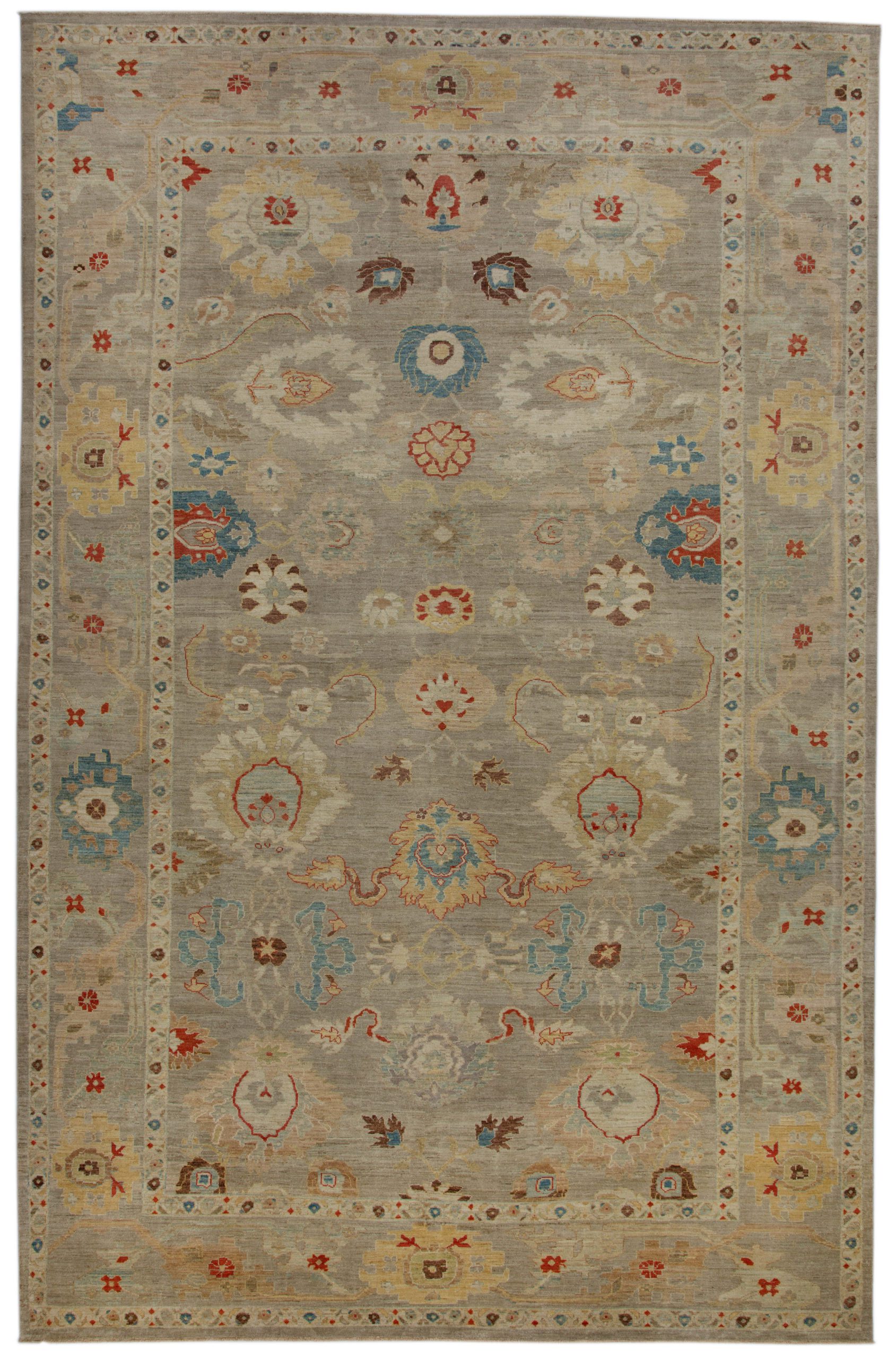 Thumbnail 15 for Turkey Sultanabad Tribal Rug 88463