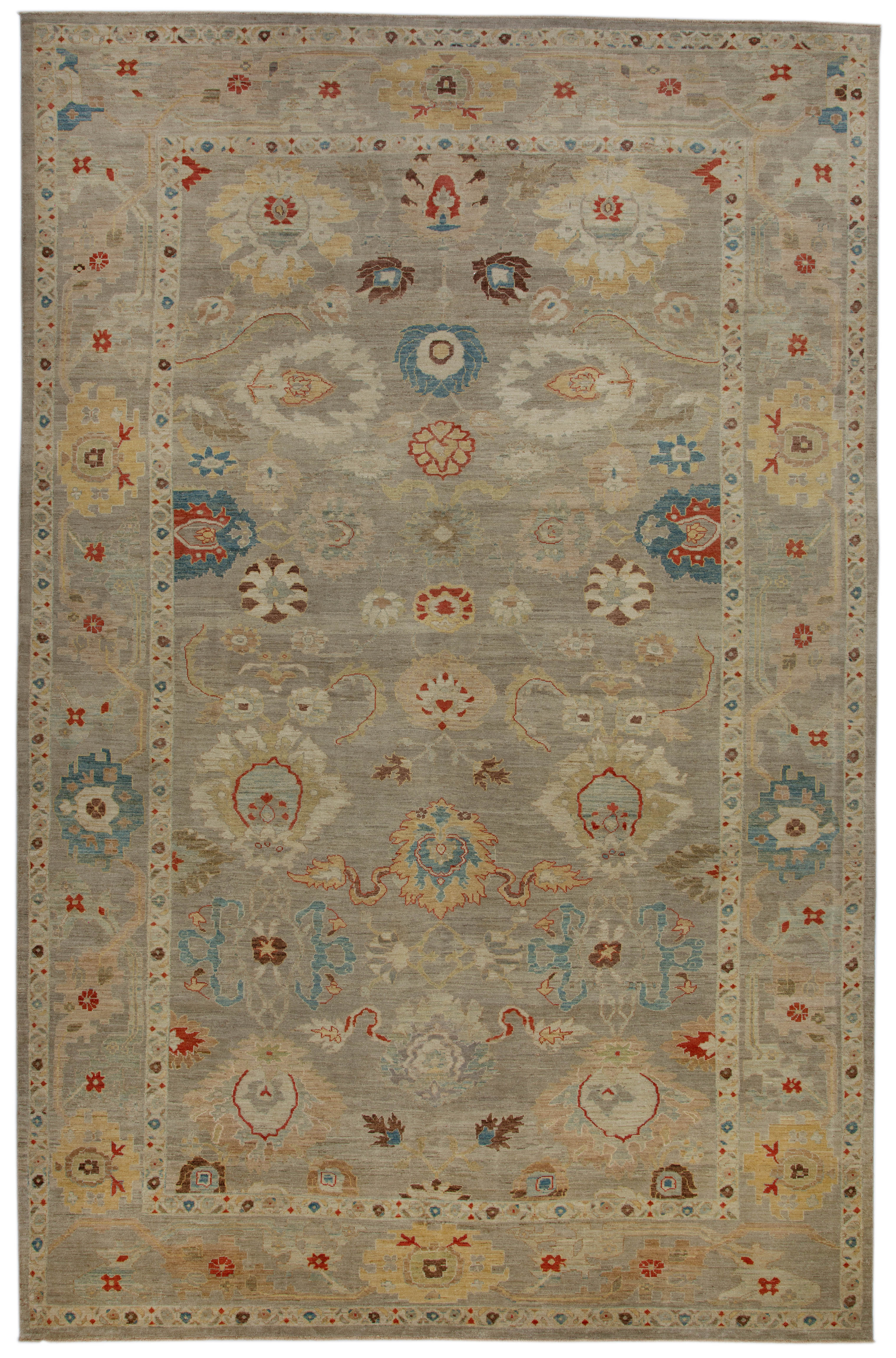 Thumbnail 2 for Turkey Sultanabad Tribal Rug 88463