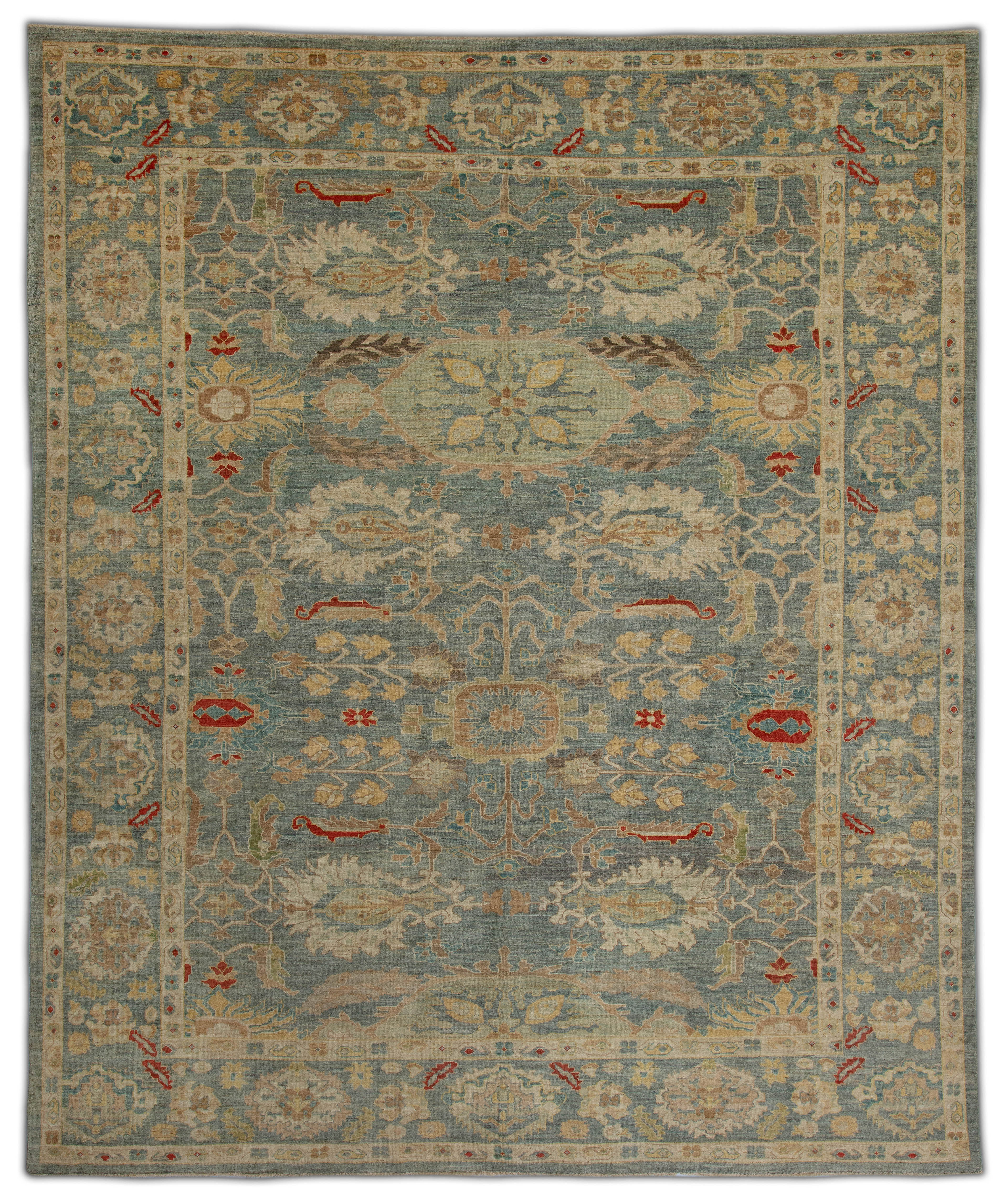 Thumbnail 8 for Turkey Sultanabad Tribal Rug 88458