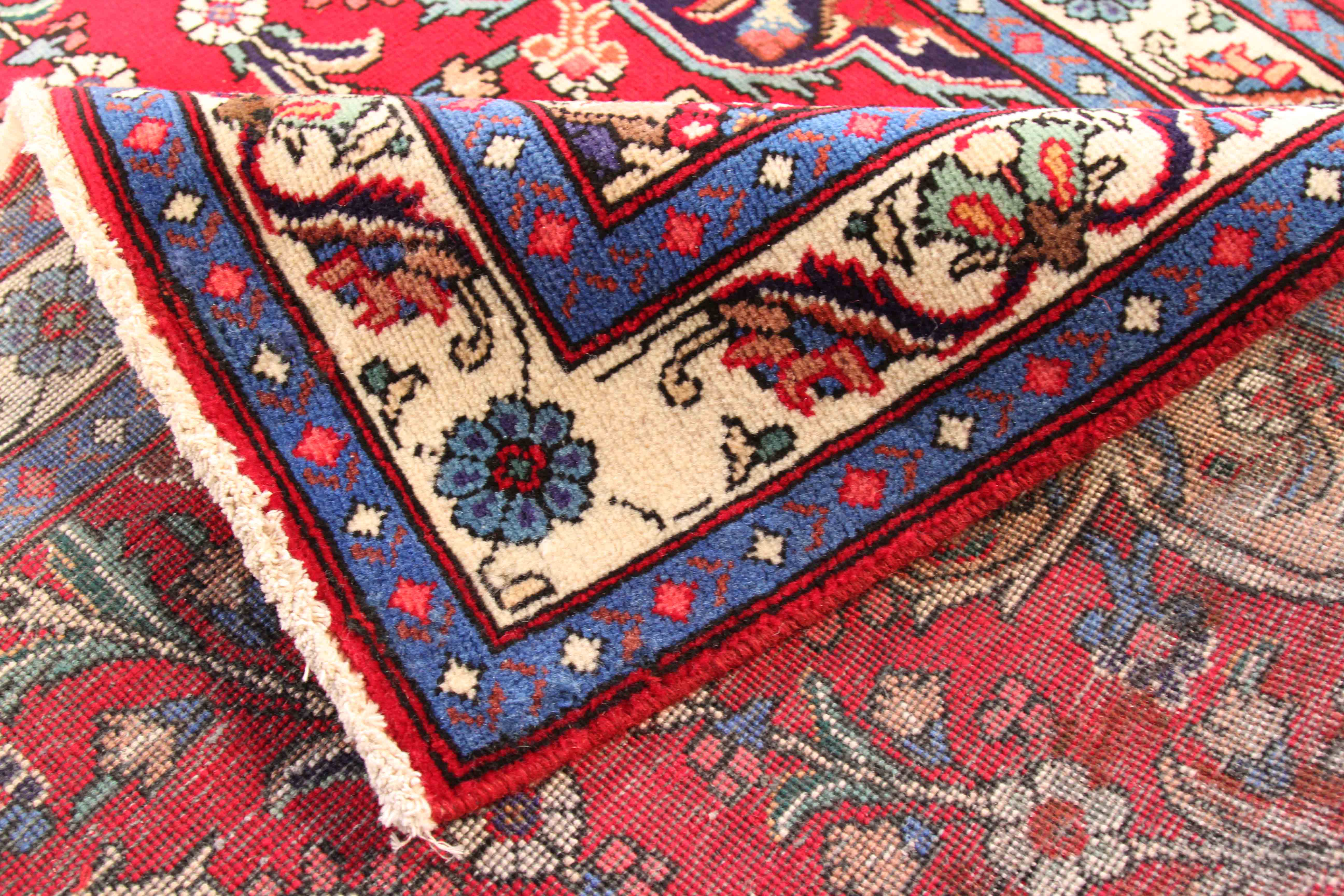 Thumbnail 3 for Antique Persian Tabriz Traditional Rug 70446