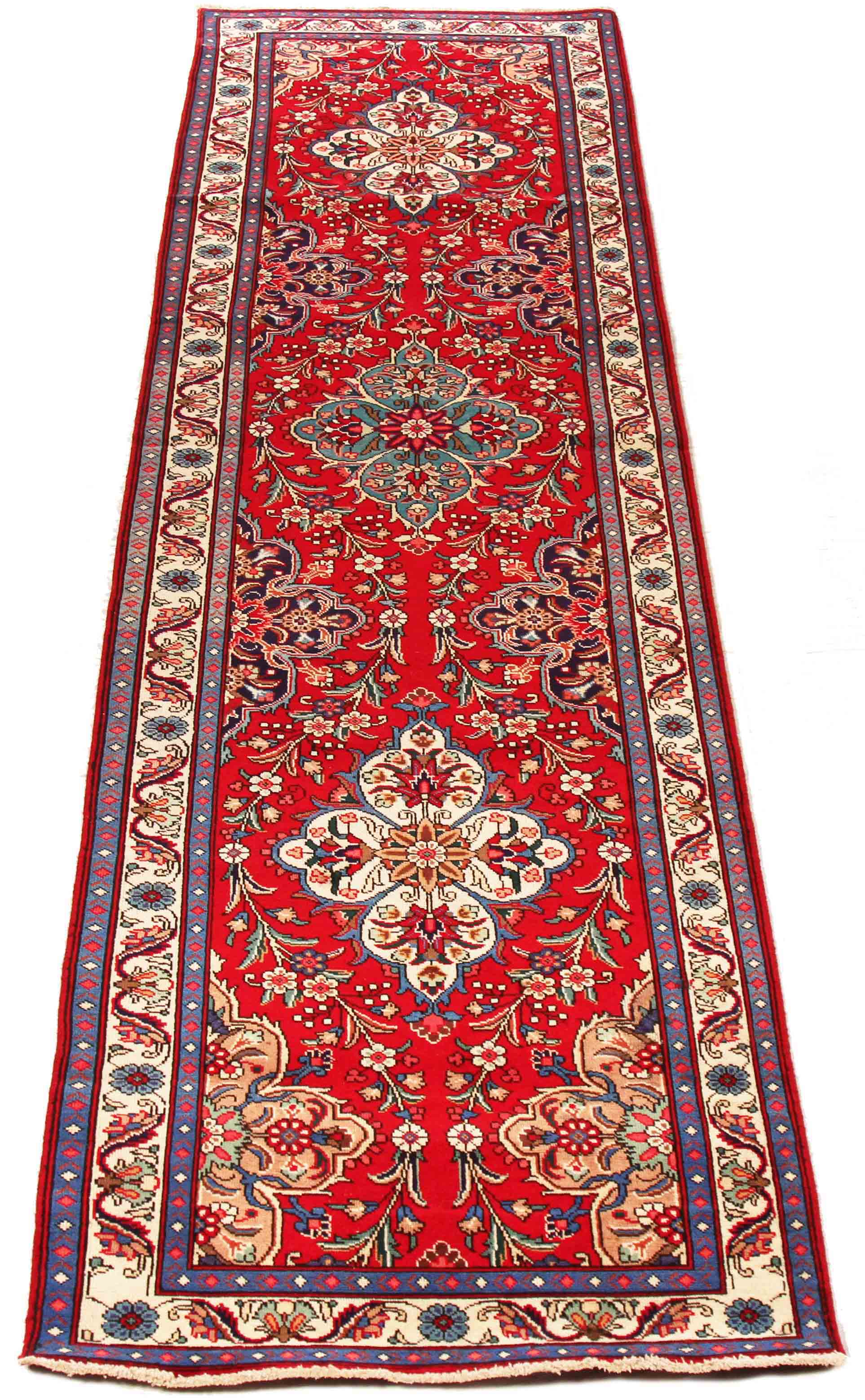 Thumbnail 13 for Antique Persian Tabriz Traditional Rug 70446