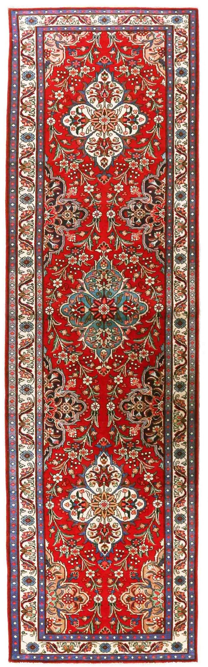 Thumbnail 12 for Antique Persian Tabriz Traditional Rug 70446