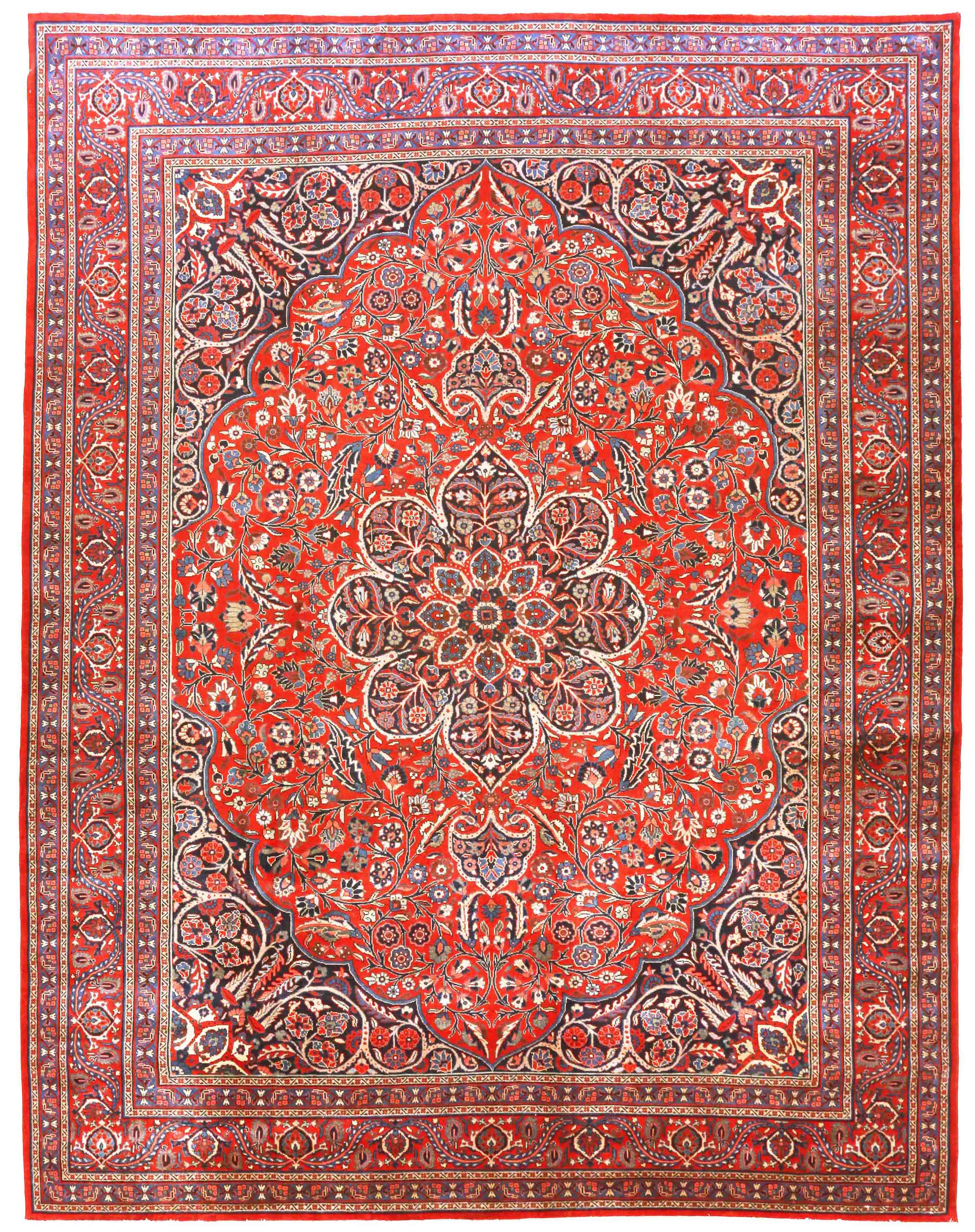 Thumbnail 3 for Antique Persian Isfahan Transitional Rug 70435