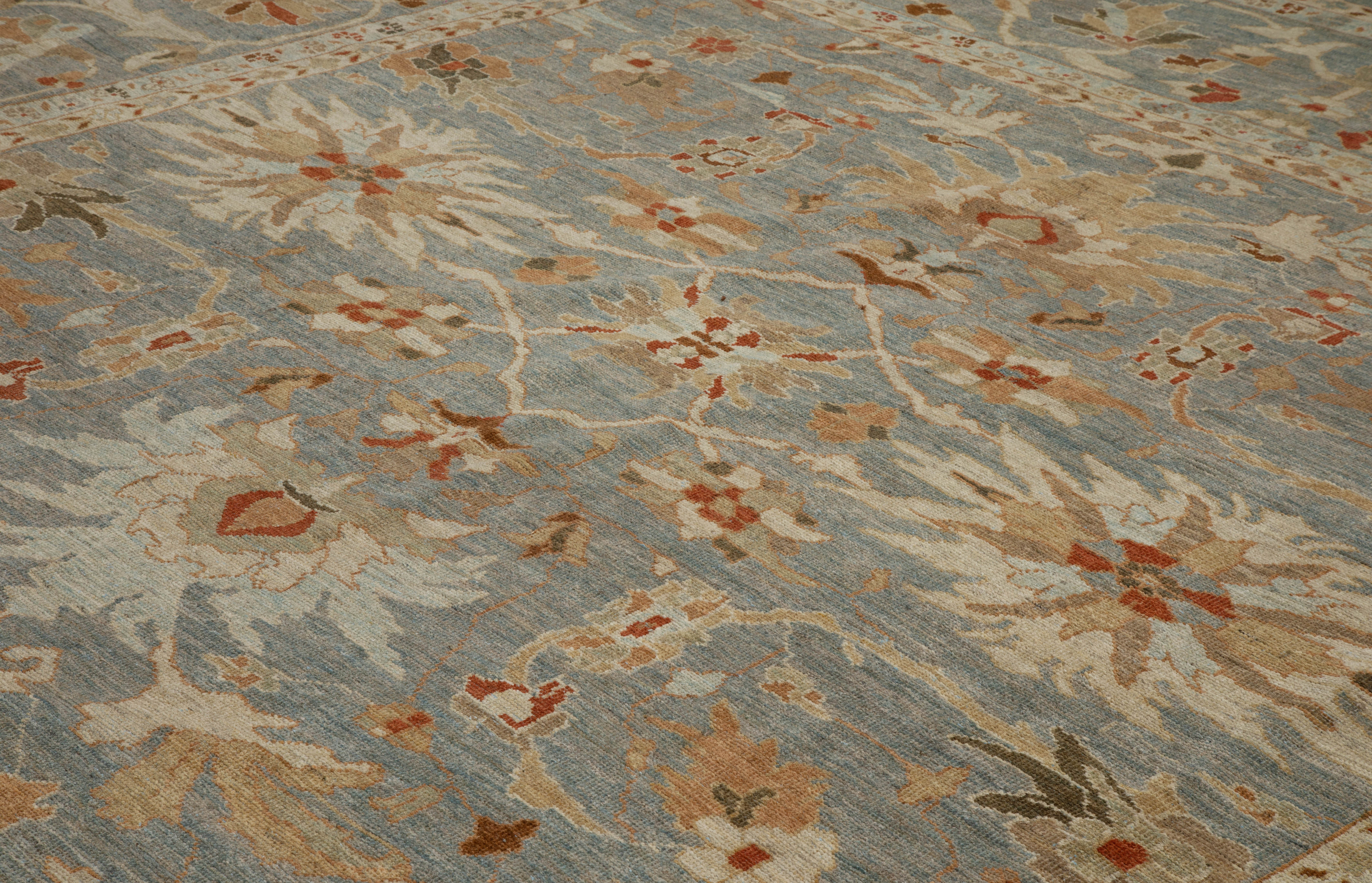 Thumbnail 8 for Turkey Sultanabad Tribal Rug 88431